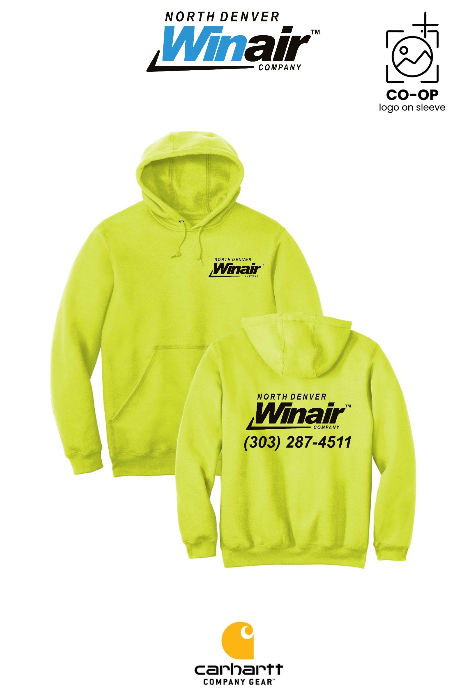 Carhartt® Midweight Hooded Sweatshirt - North Denver Winair