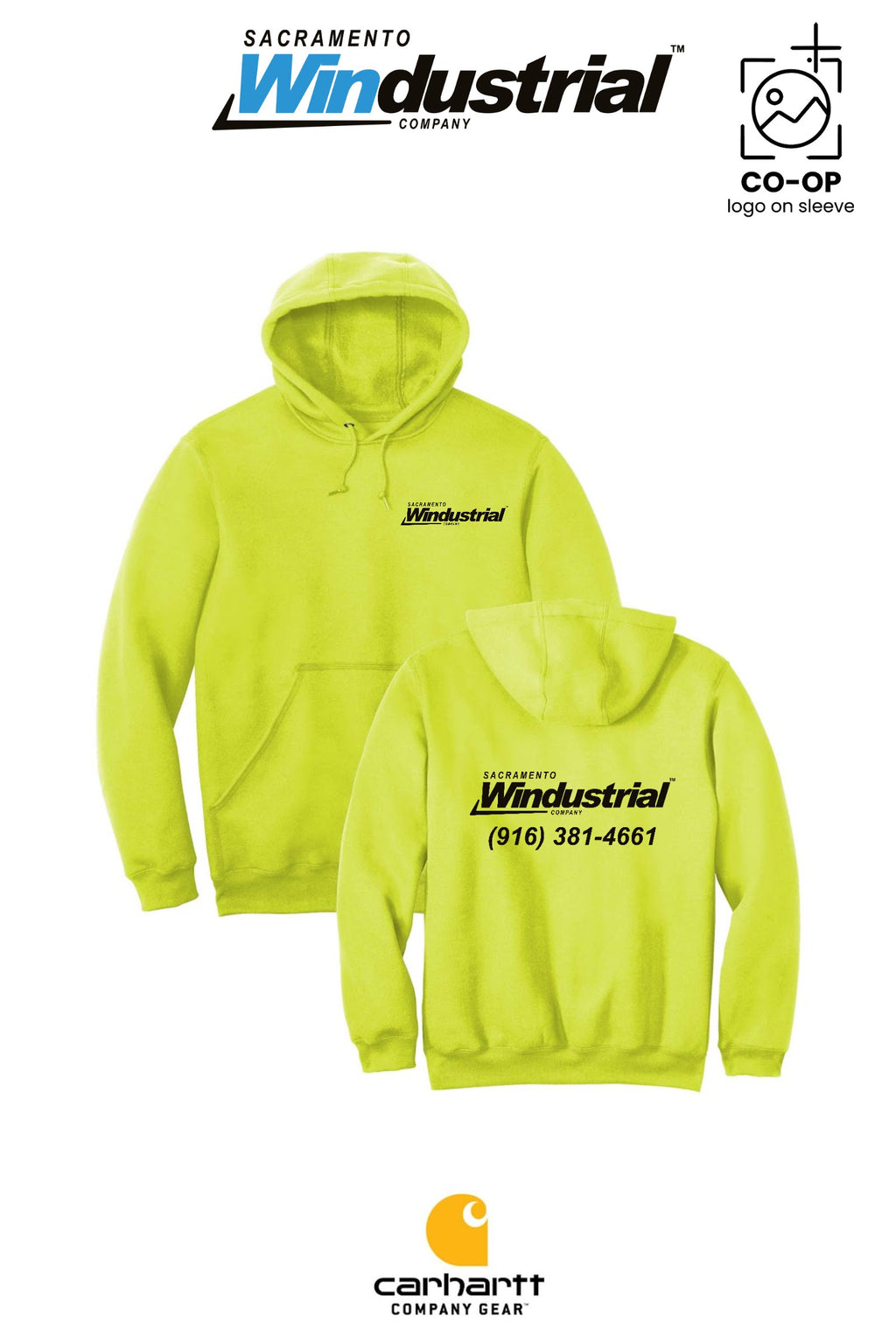 Carhartt® Midweight Hooded Sweatshirt - Sacramento Windustrial