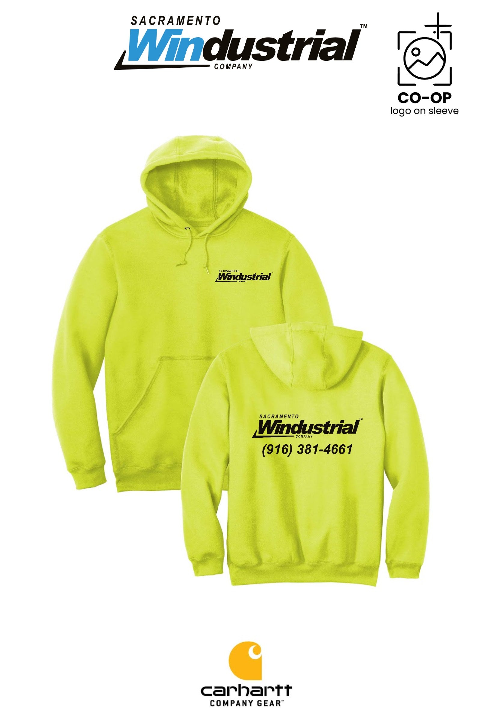 Carhartt® Midweight Hooded Sweatshirt - Sacramento Windustrial