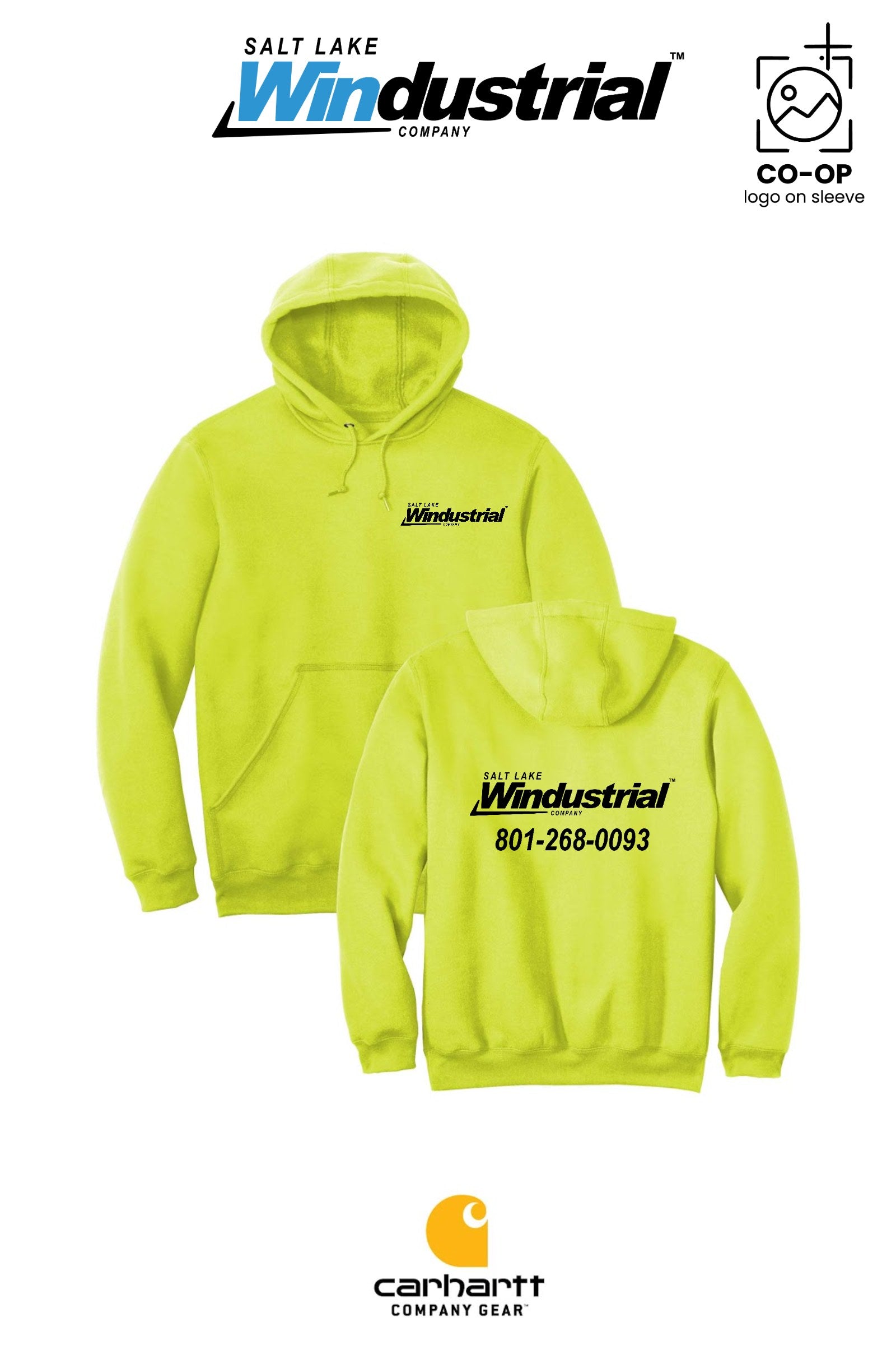 Carhartt® Midweight Hooded Sweatshirt - Salt Lake Windustrial