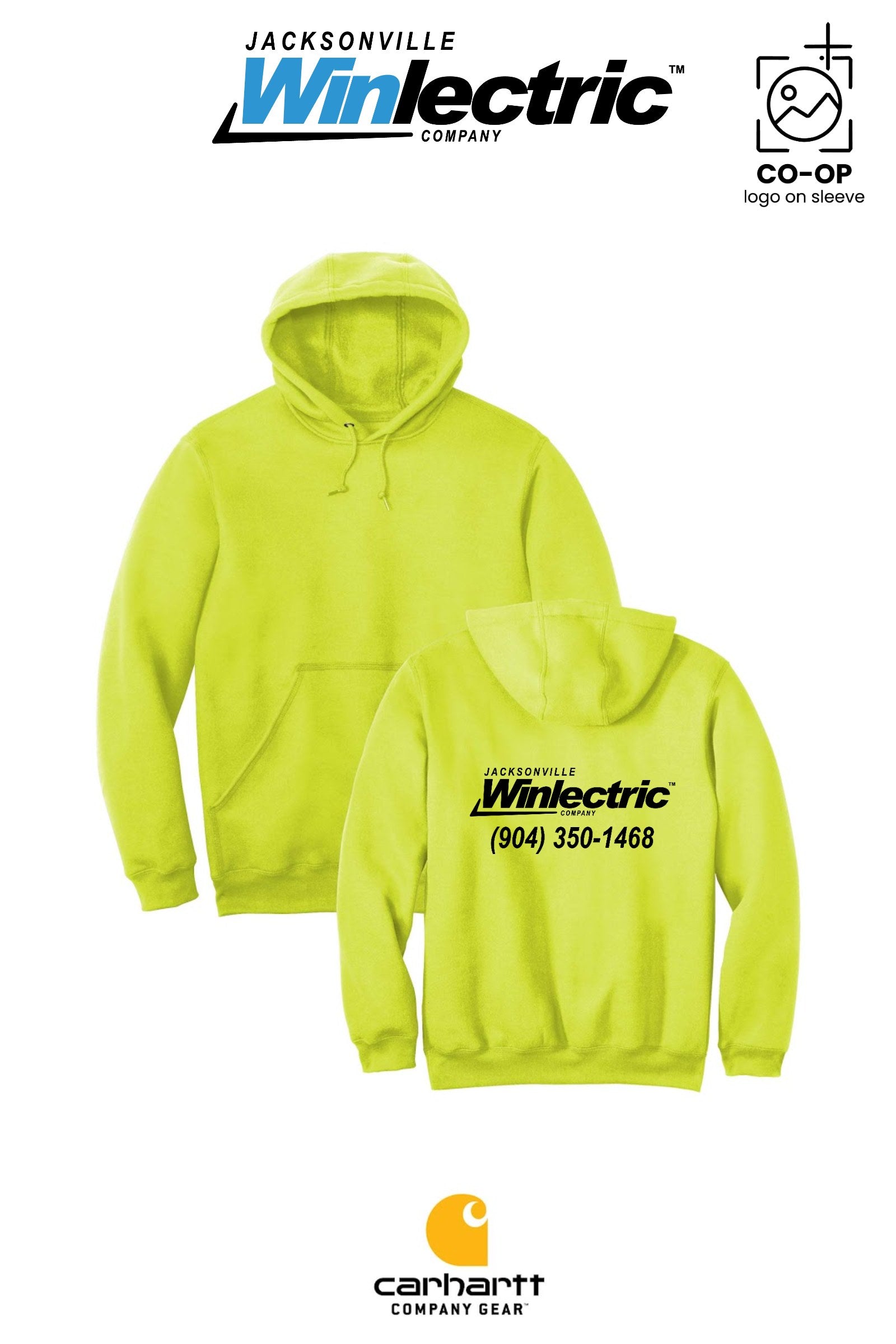 Carhartt® Midweight Hooded Sweatshirt - Jacksonville Winlectric