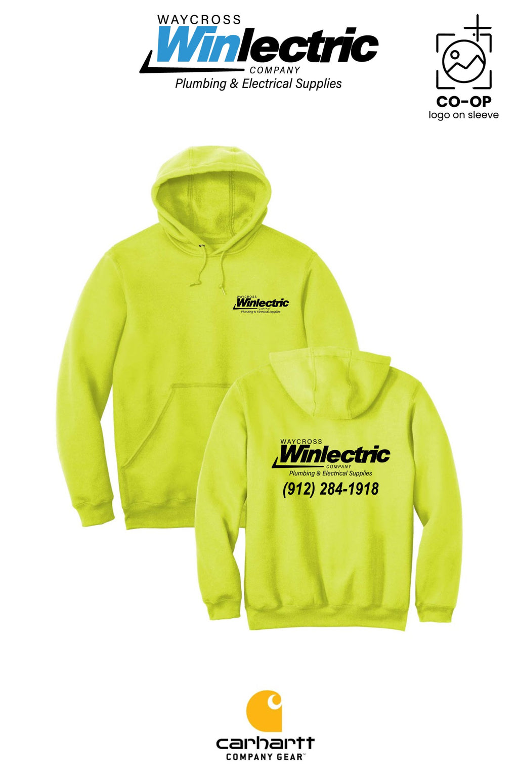 Carhartt® Midweight Hooded Sweatshirt - Waycross Winlectric
