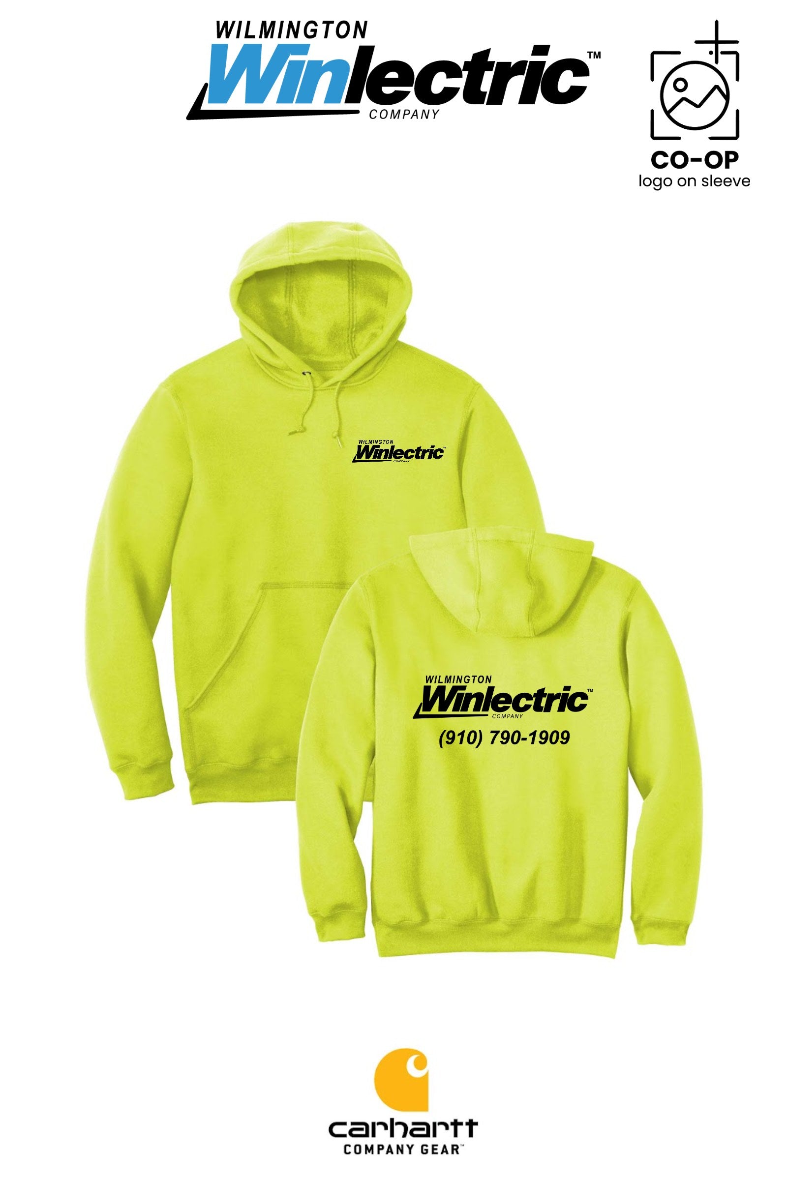 Carhartt® Midweight Hooded Sweatshirt - Wilmington Winlectric