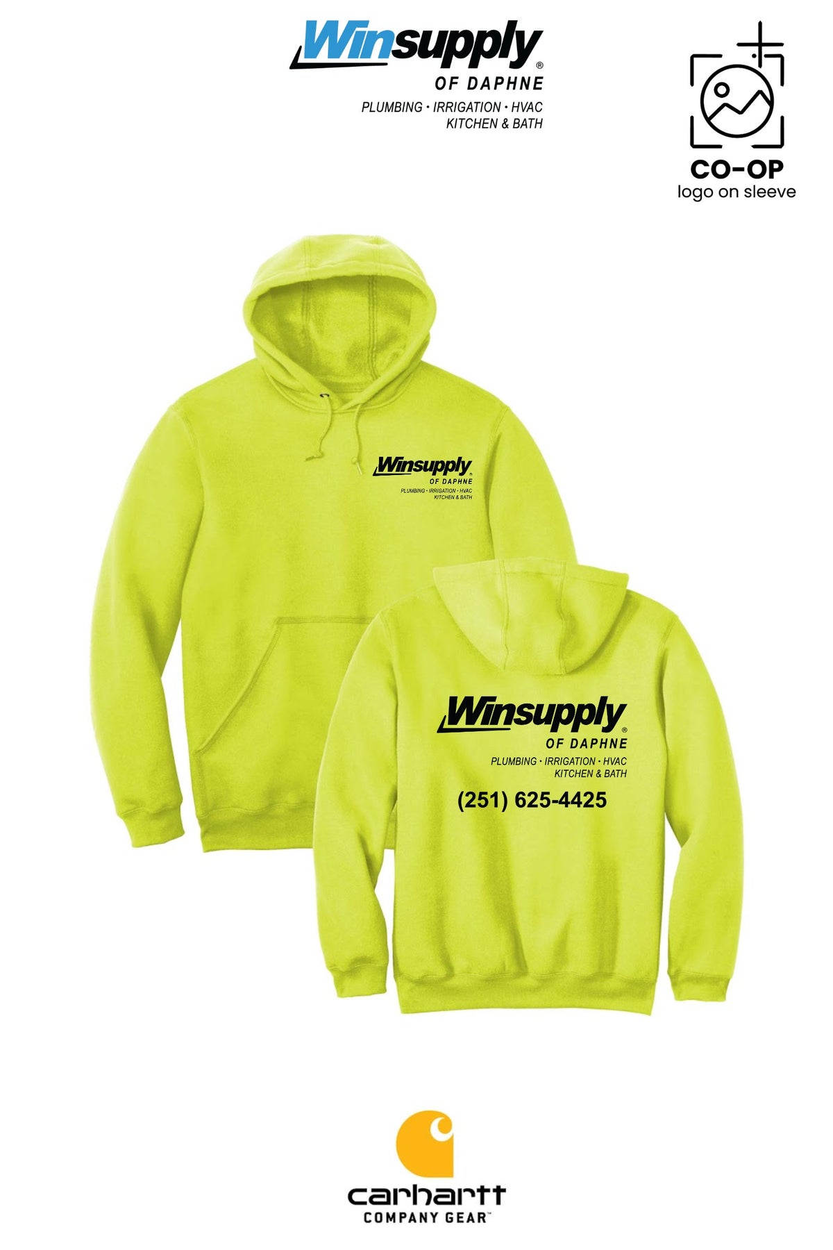Carhartt® Midweight Hooded Sweatshirt - Winsupply of Daphne