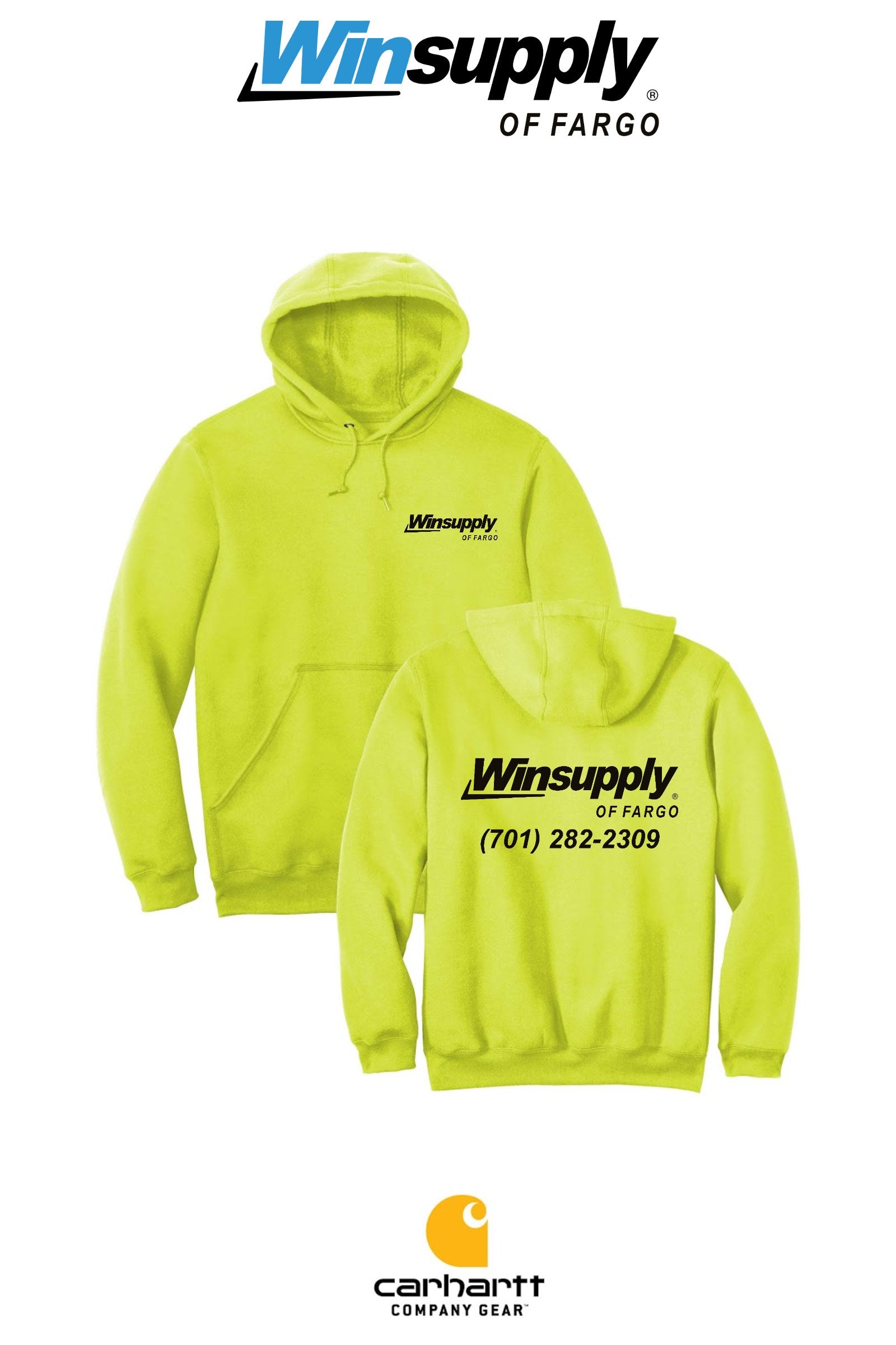 Carhartt® Midweight Hooded Sweatshirt - Winsupply of Fargo
