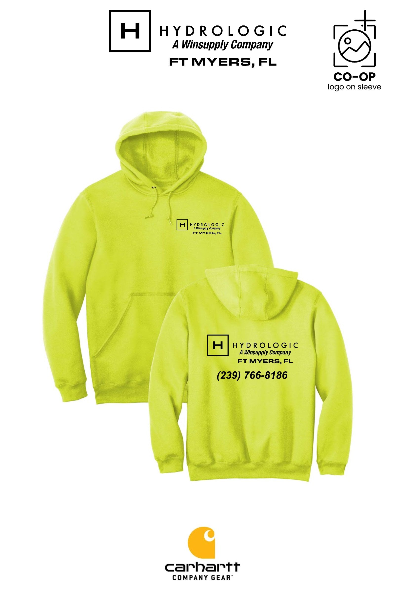 Carhartt® Midweight Hooded Sweatshirt - Winsupply Ft Myers FL Co.