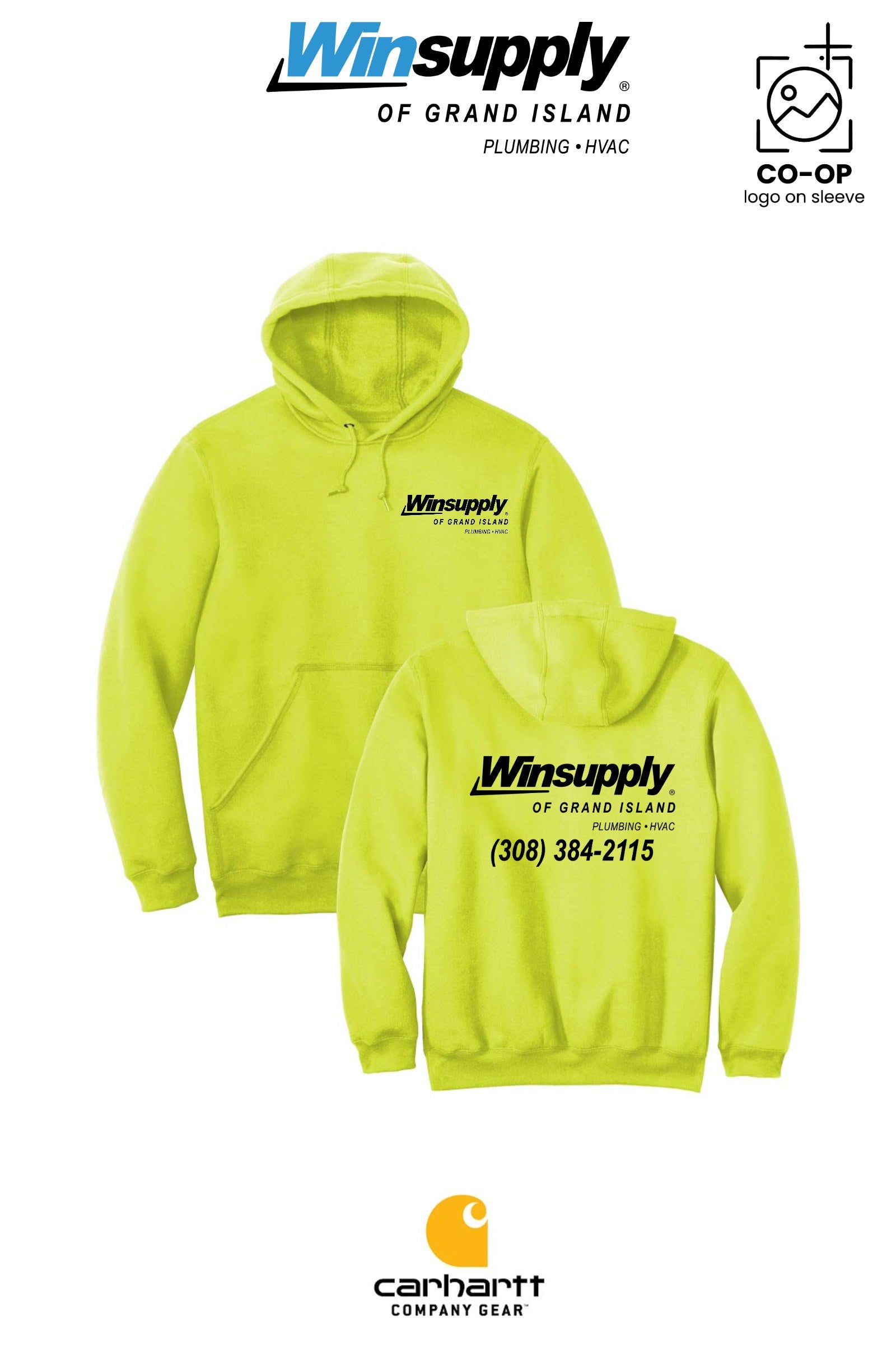 Carhartt® Midweight Hooded Sweatshirt - Winsupply of Grand Island