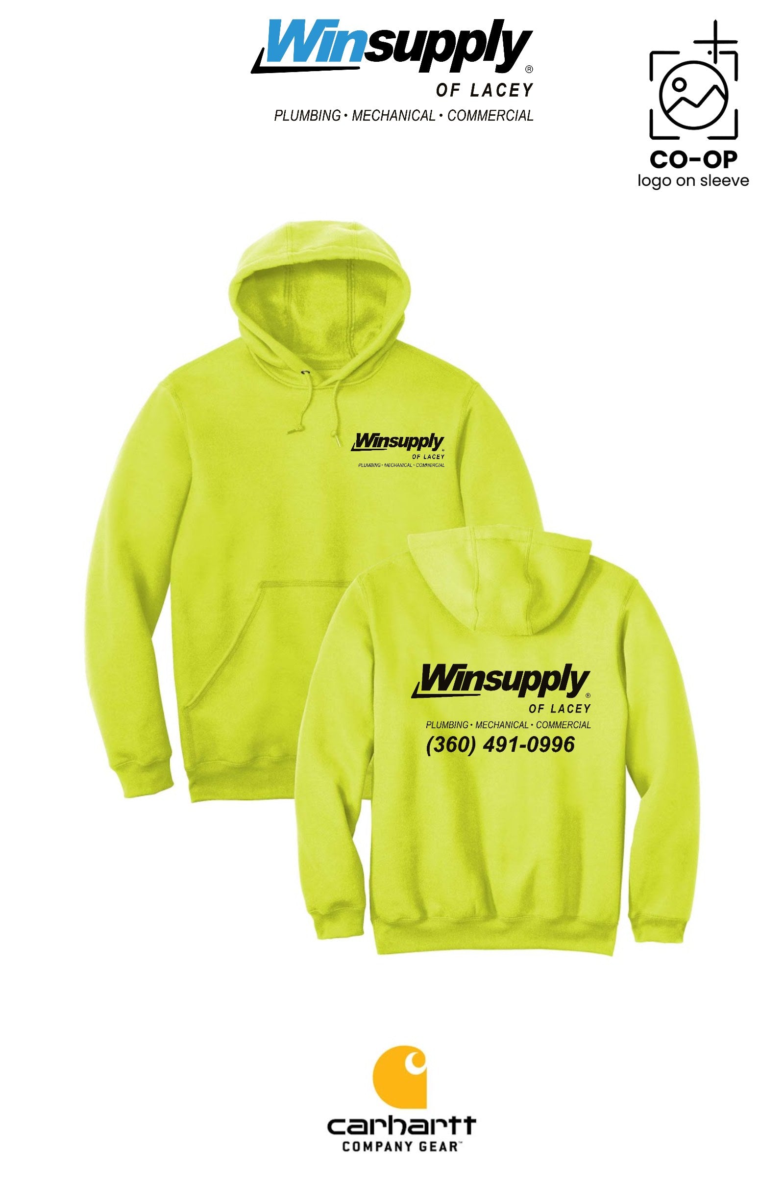 Carhartt® Midweight Hooded Sweatshirt - Winsupply of Lacey
