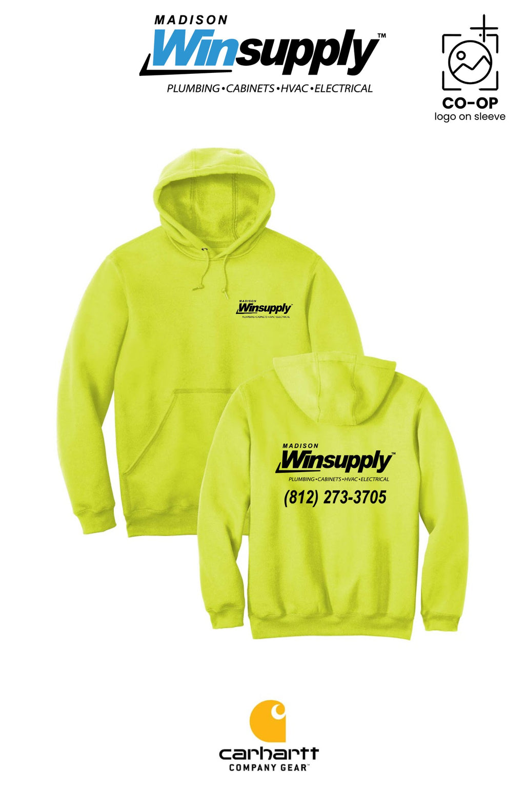 Carhartt® Midweight Hooded Sweatshirt - Madison Winsupply