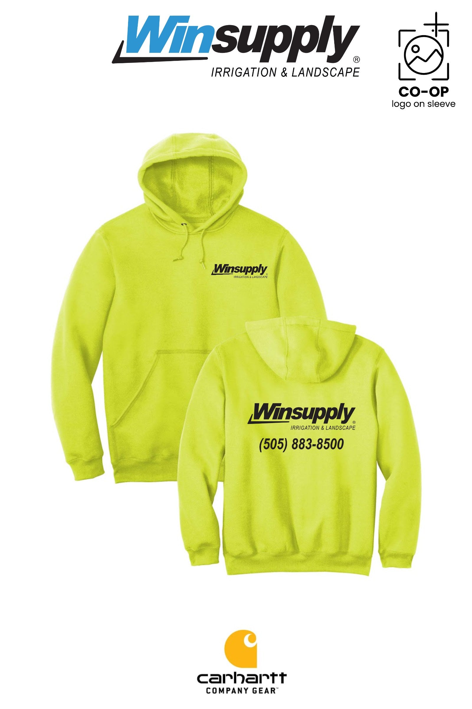 Carhartt® Midweight Hooded Sweatshirt - Winsupply NE Albuquerque NM Co.