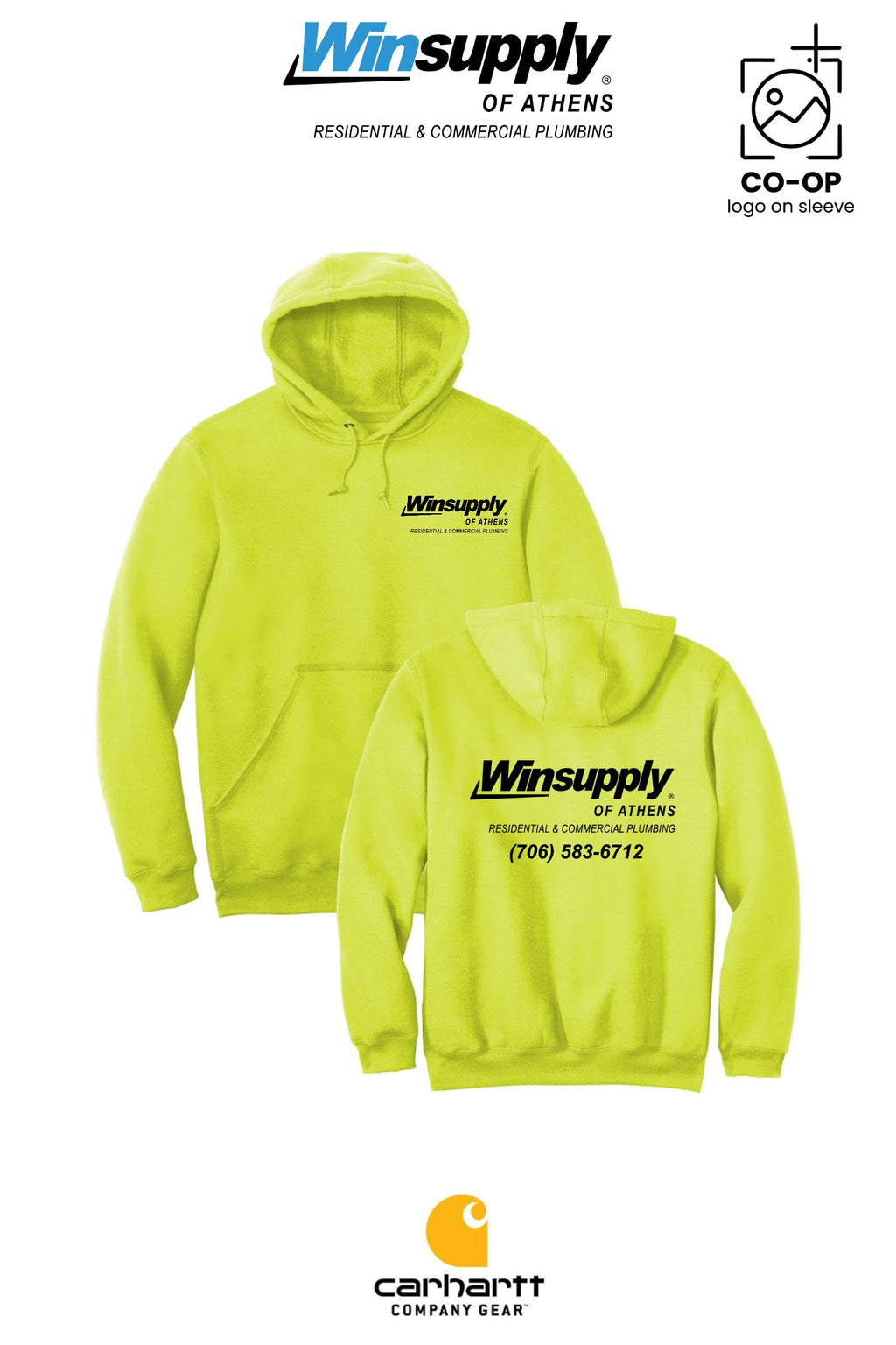 Carhartt® Midweight Hooded Sweatshirt - Winsupply of Athens