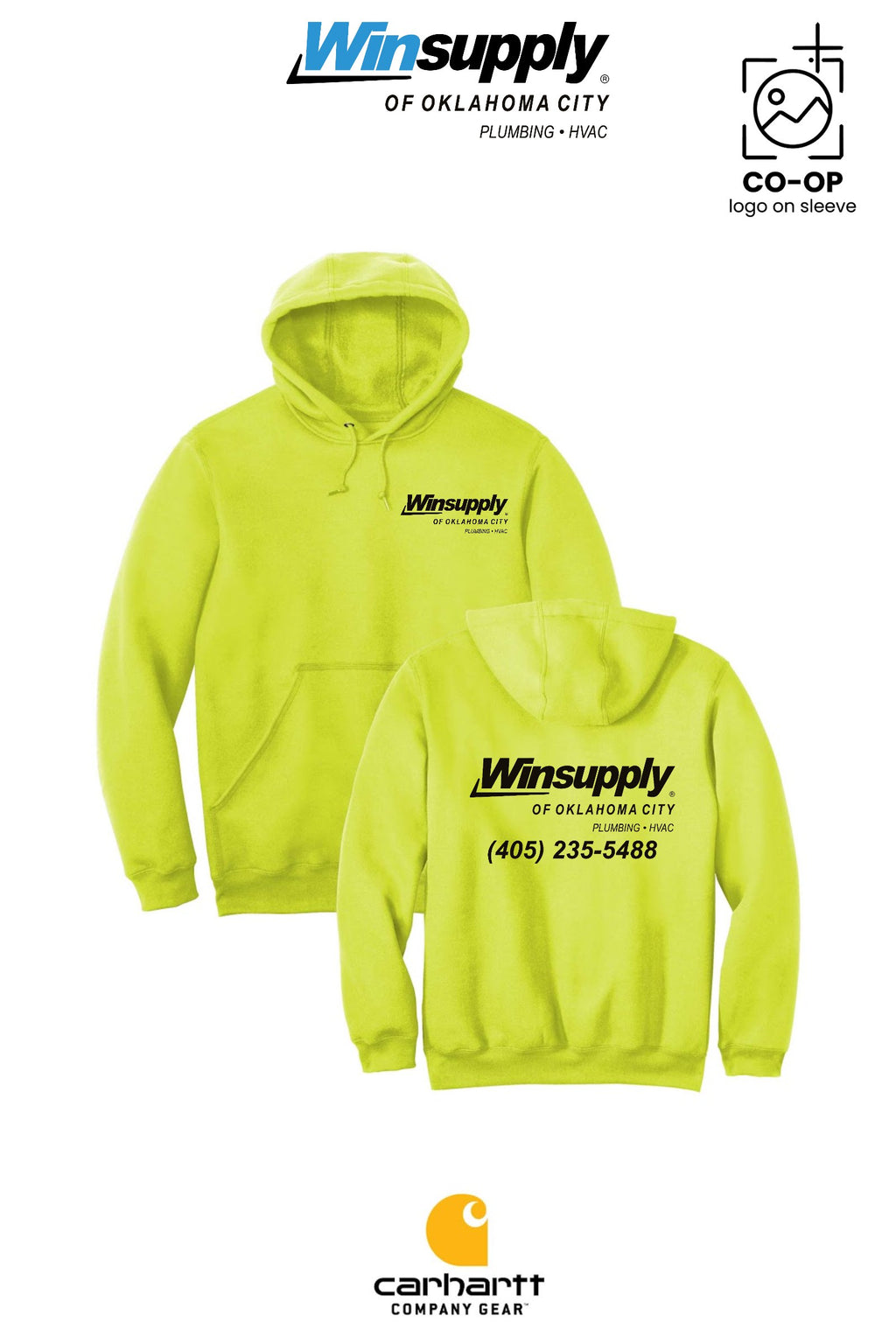 Carhartt® Midweight Hooded Sweatshirt - Winsupply of Oklahoma City