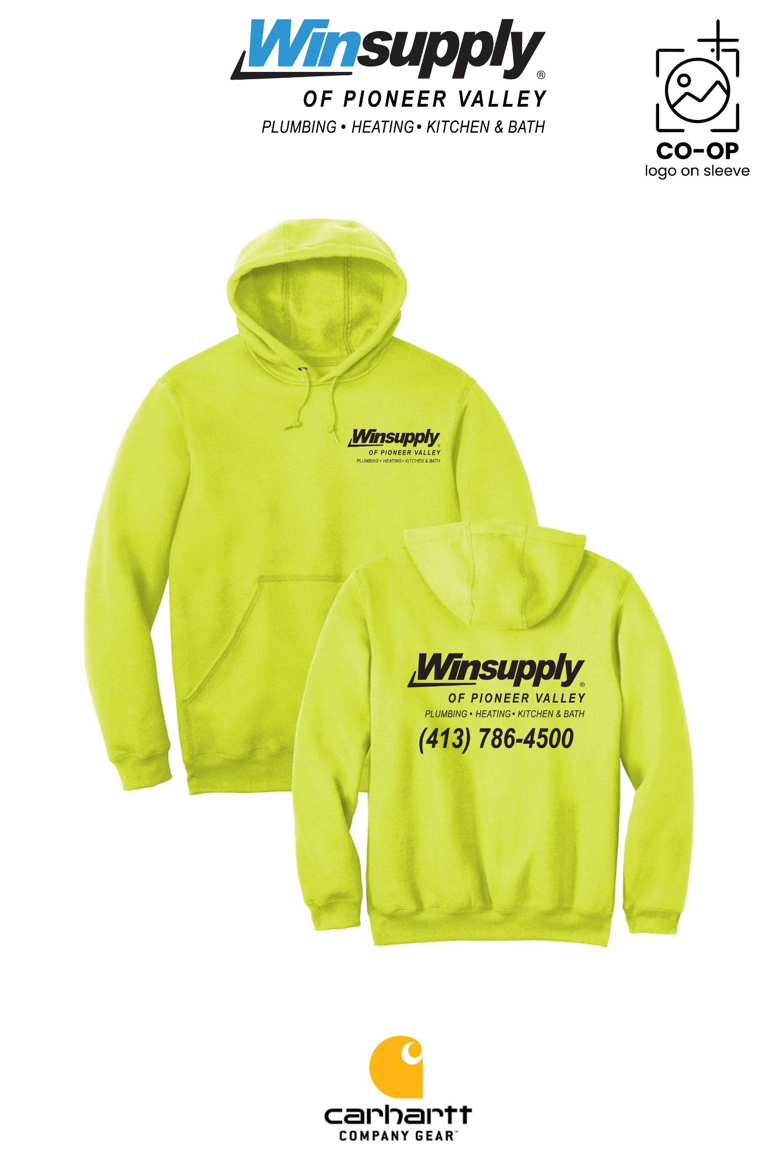 Carhartt® Midweight Hooded Sweatshirt - Winsupply of Pioneer Valley
