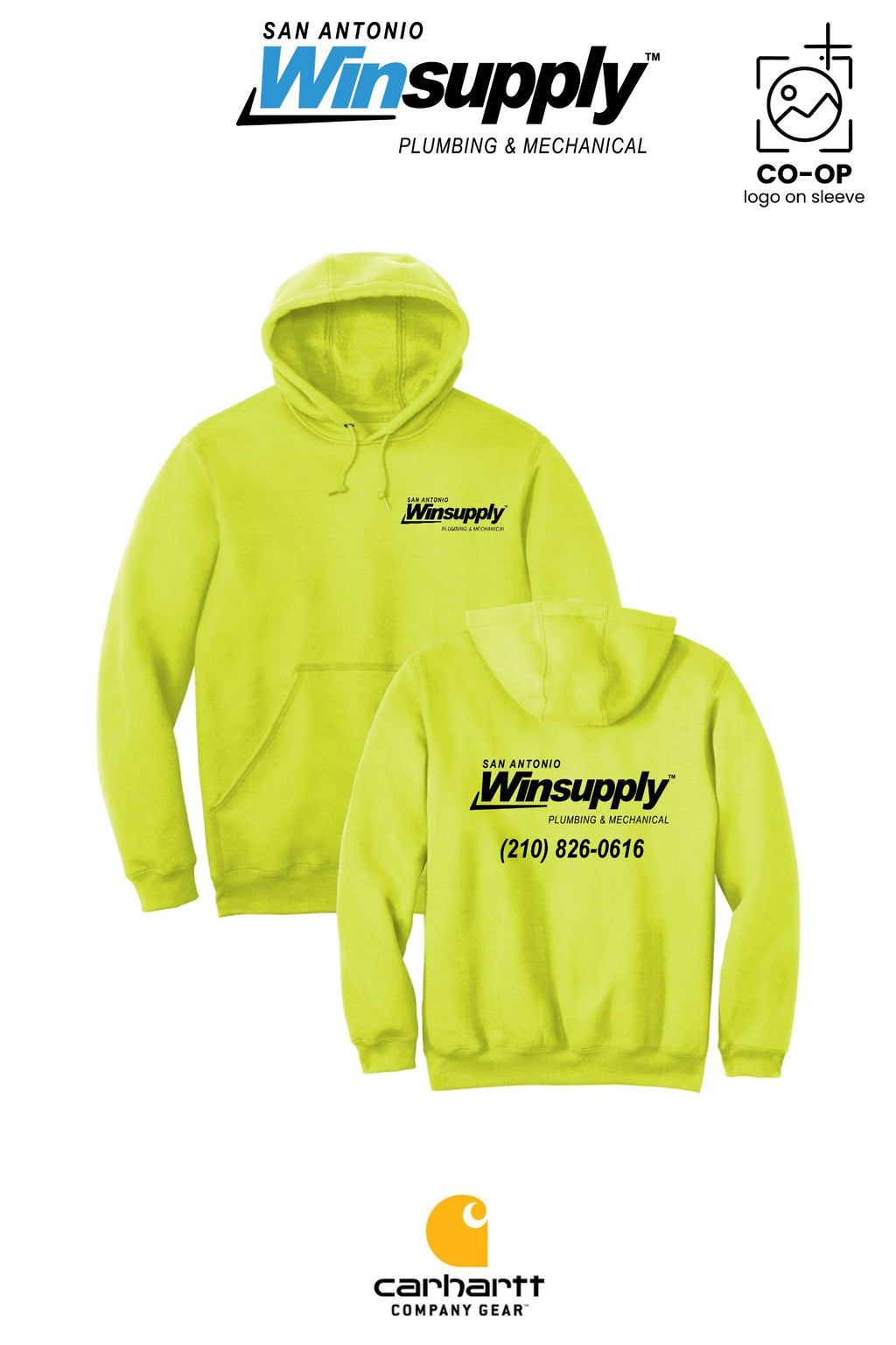 Carhartt® Midweight Hooded Sweatshirt - San Antonio Winsupply