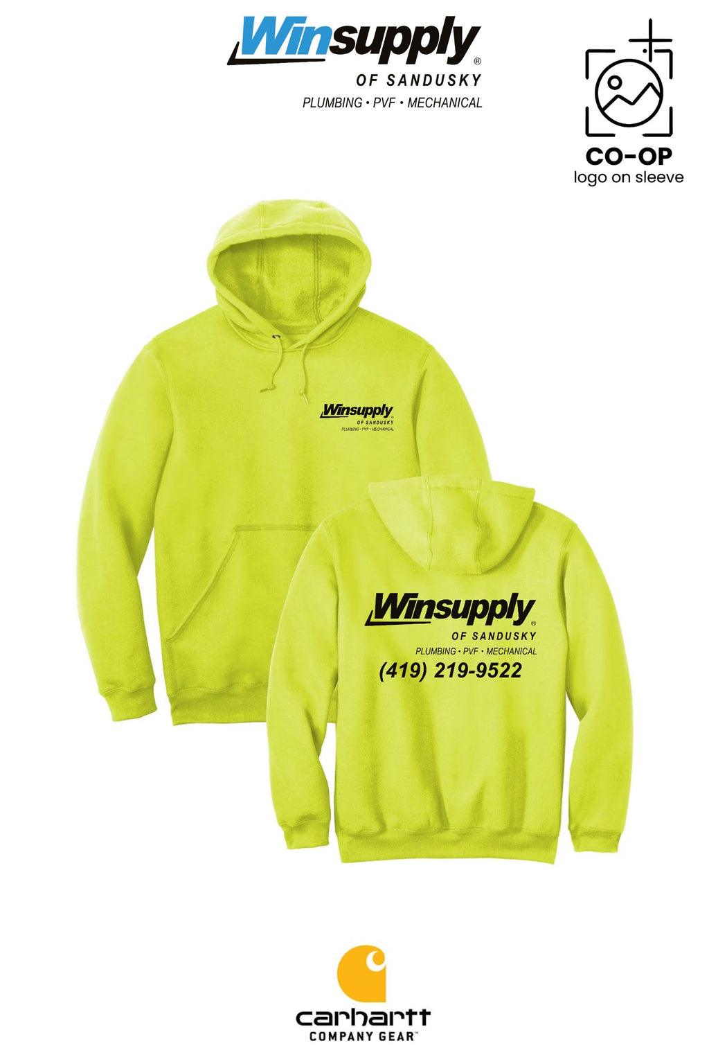 Carhartt® Midweight Hooded Sweatshirt - Winsupply of Sandusky