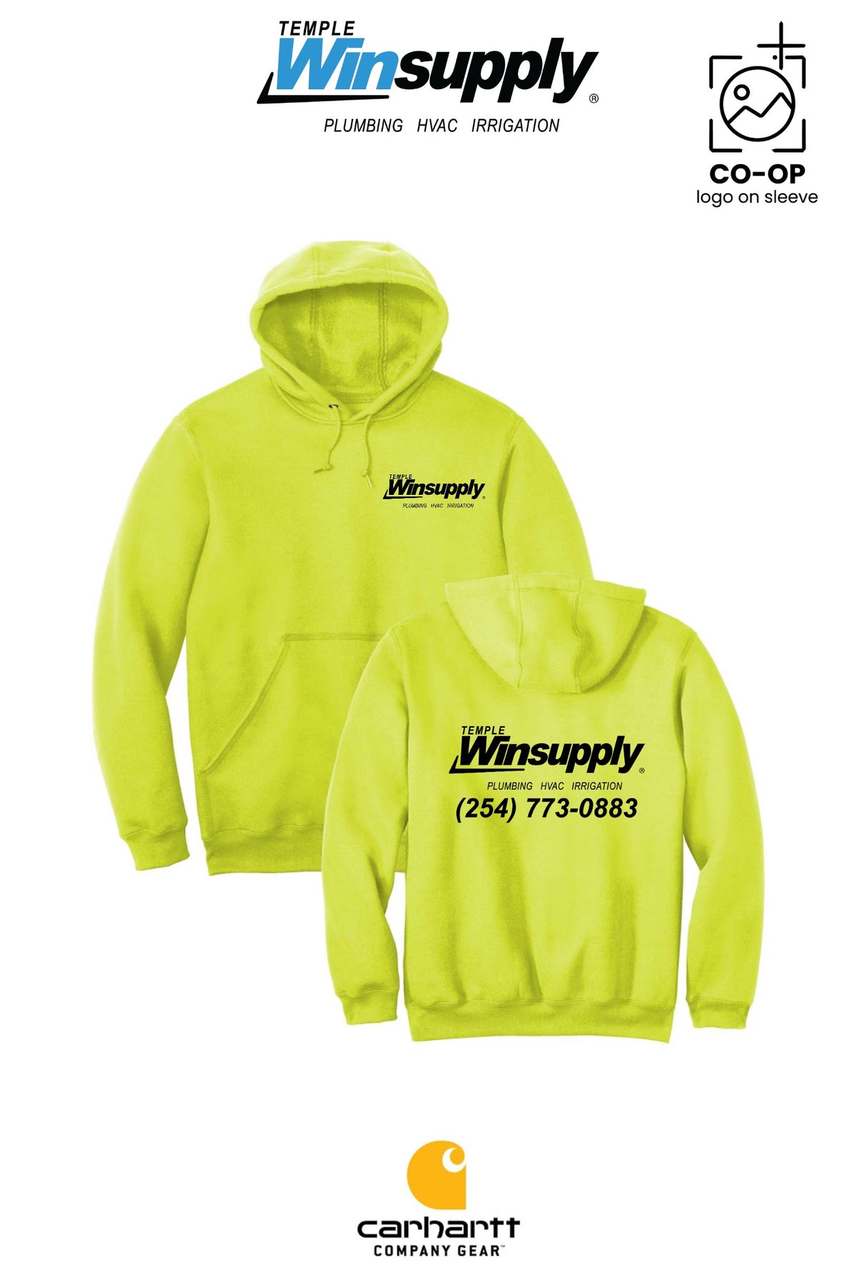 Carhartt® Midweight Hooded Sweatshirt - Temple Winsupply