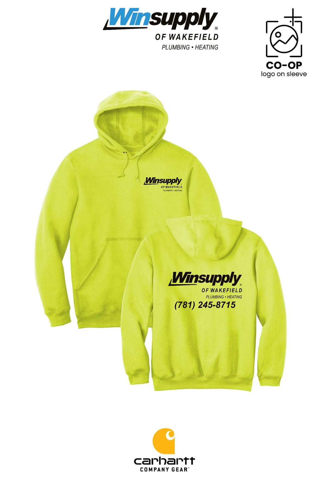 Carhartt® Midweight Hooded Sweatshirt - Winsupply of Wakefield