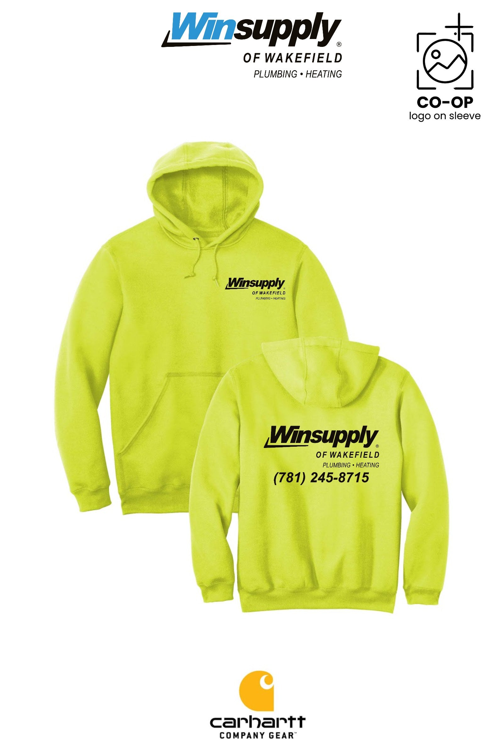 Carhartt® Midweight Hooded Sweatshirt - Winsupply of Wakefield
