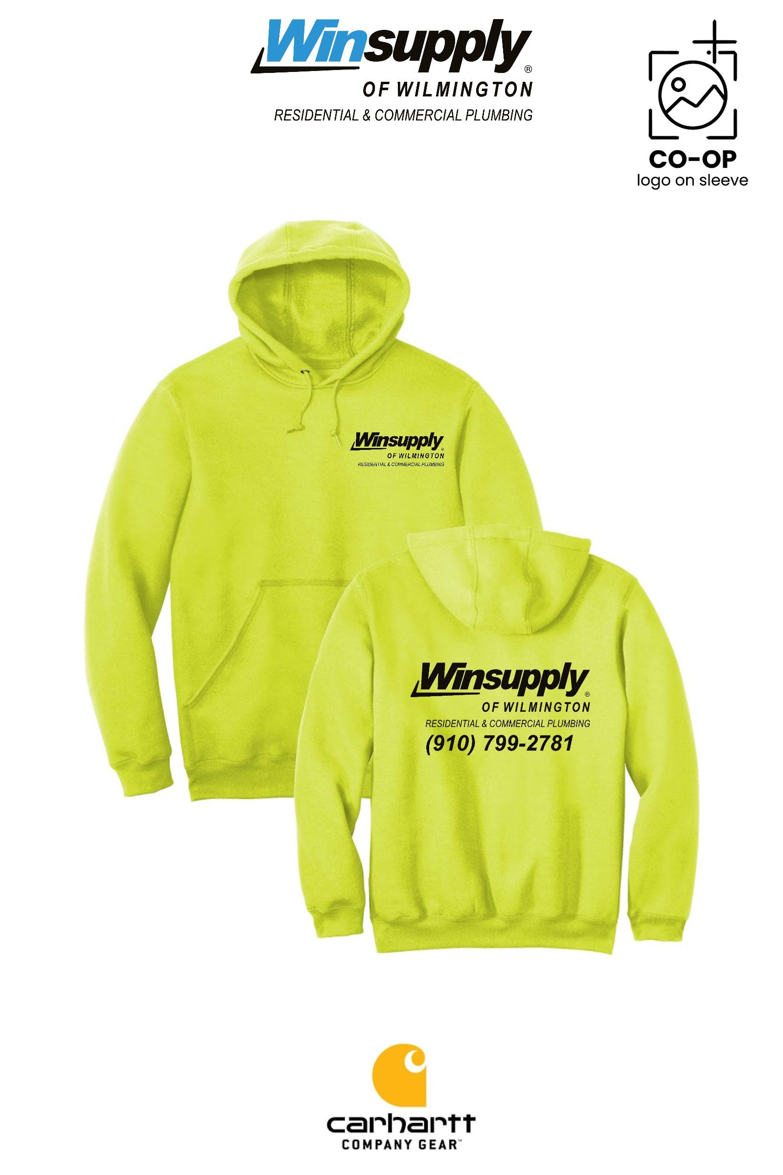 Carhartt® Midweight Hooded Sweatshirt - Winsupply of Wilmington