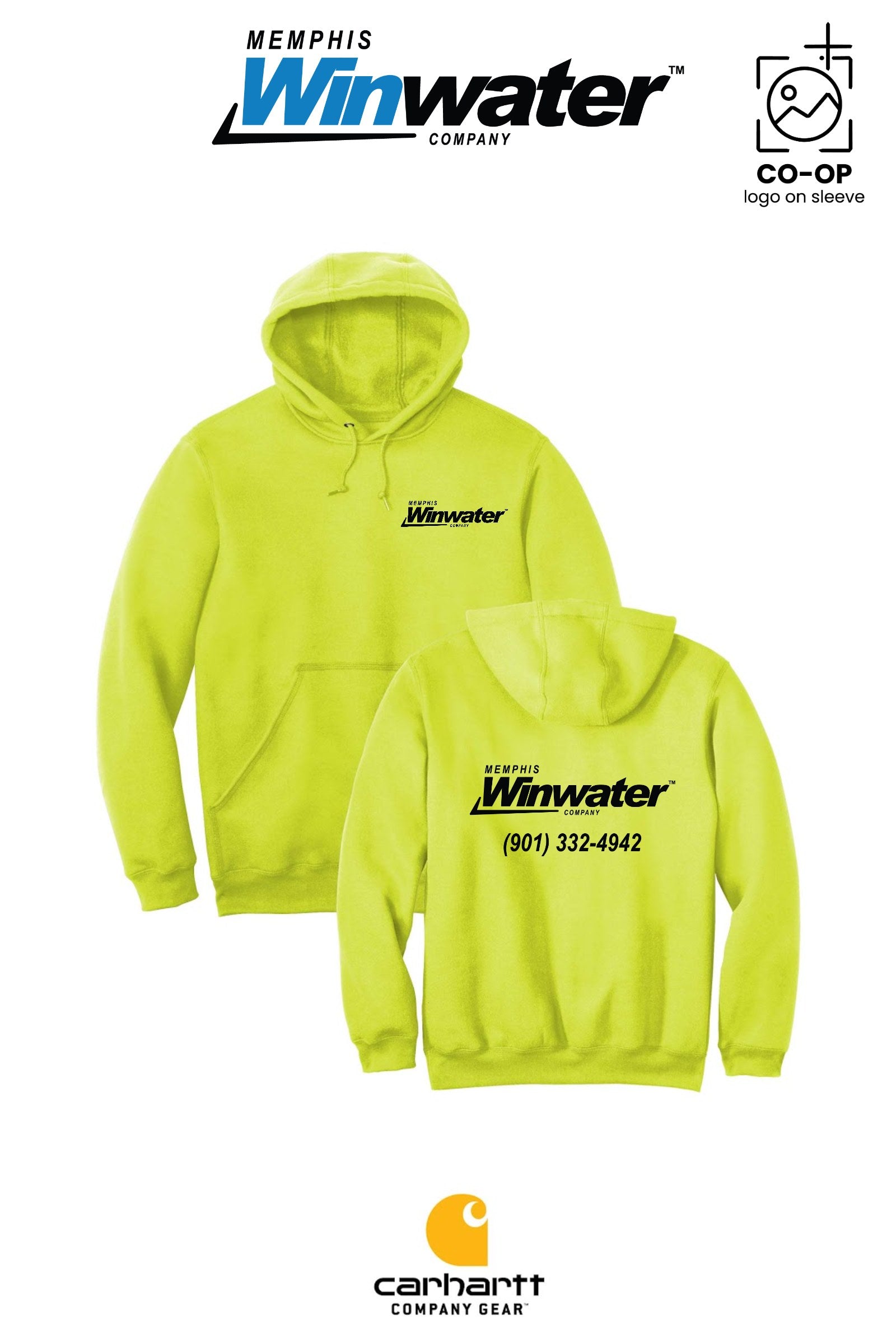 Carhartt® Midweight Hooded Sweatshirt - Memphis Winwater