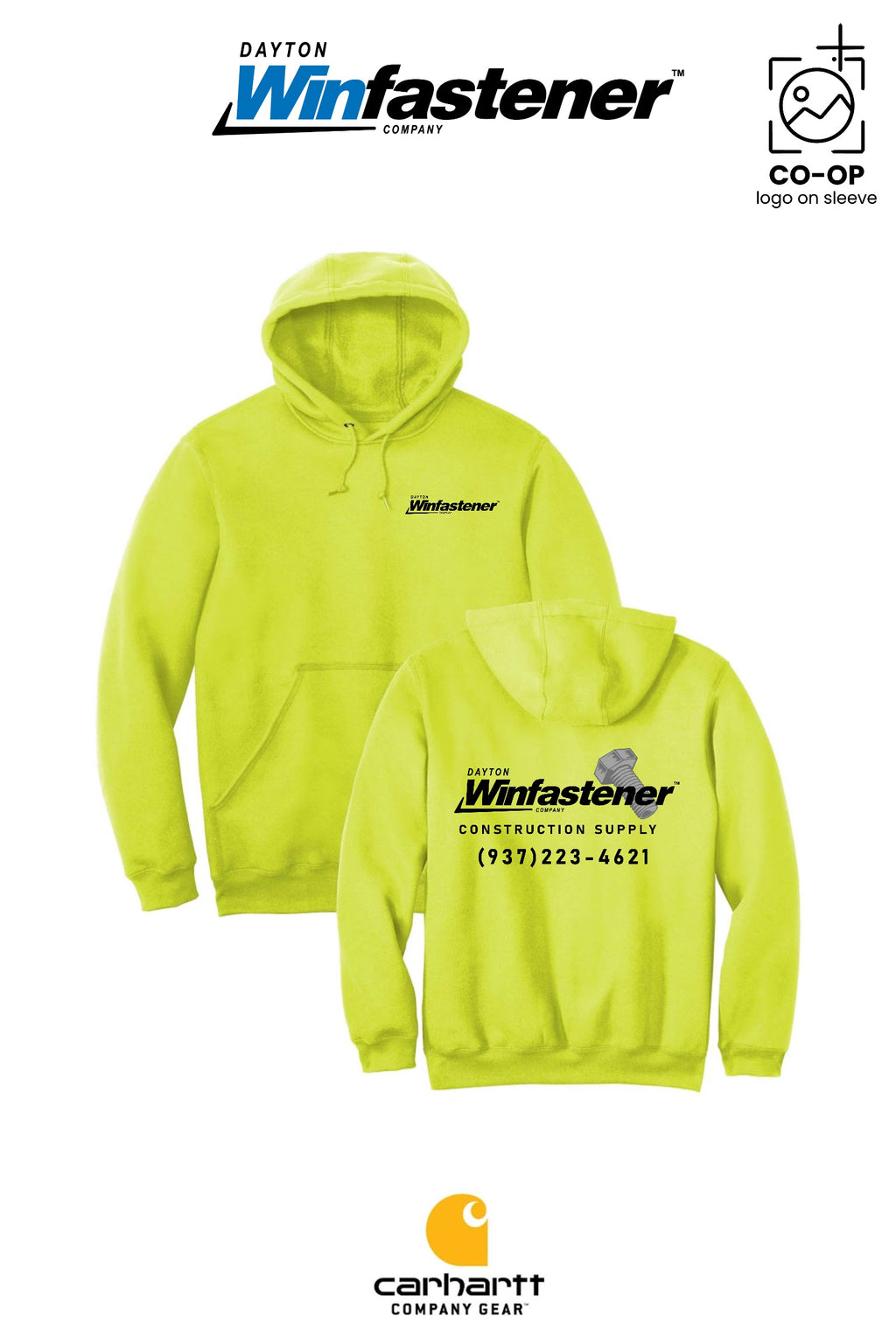 Carhartt® Midweight Hooded Sweatshirt - Dayton Winfastener