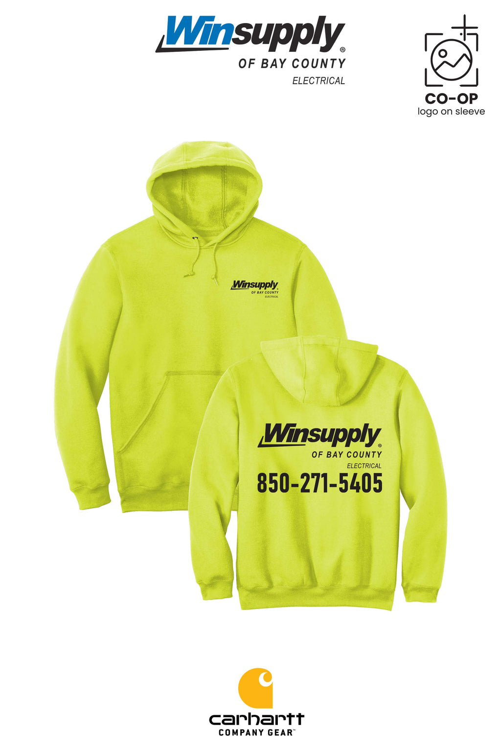 Carhartt® Midweight Hooded Sweatshirt - Winsupply Bay County FL