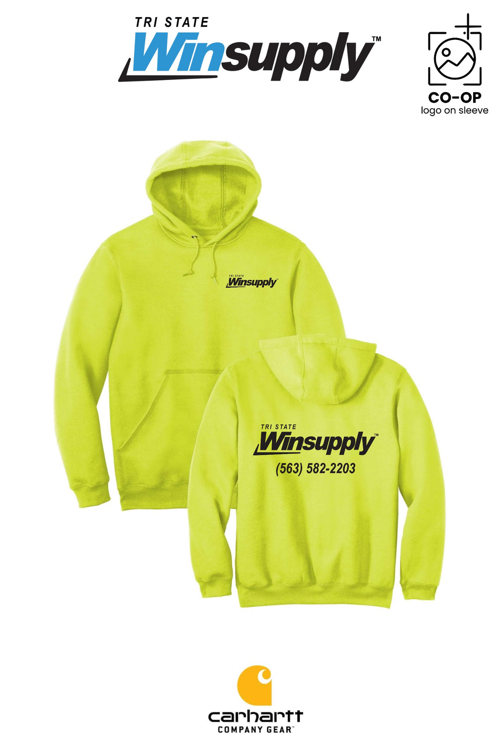 Carhartt® Midweight Hooded Sweatshirt - Tri-State Winsupply