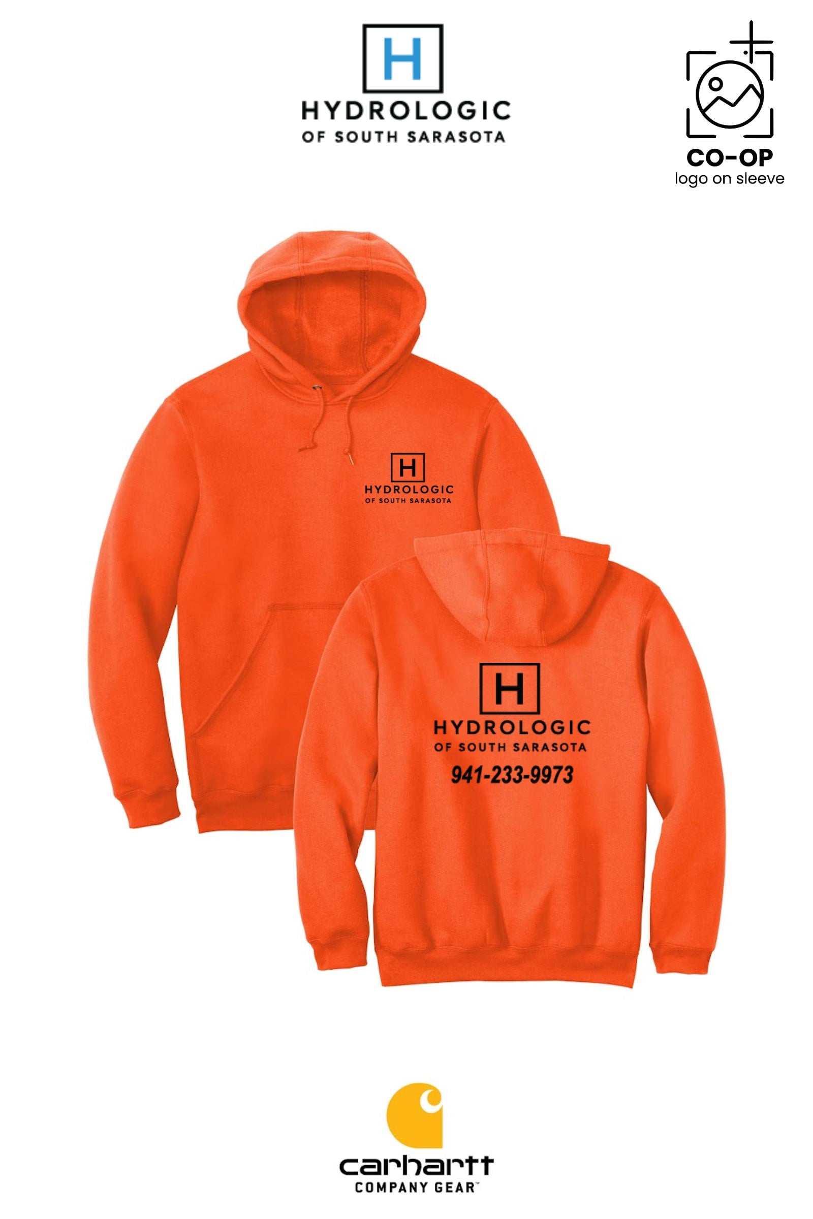Carhartt® Midweight Hooded Sweatshirt - Winsupply Sarasota FL Co.
