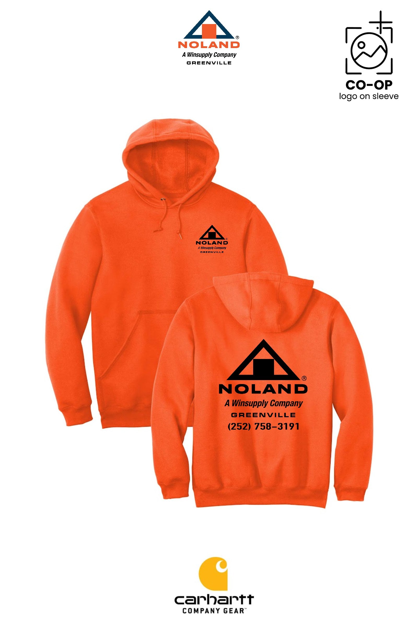 Carhartt® Midweight Hooded Sweatshirt - Greenville Noland Co.