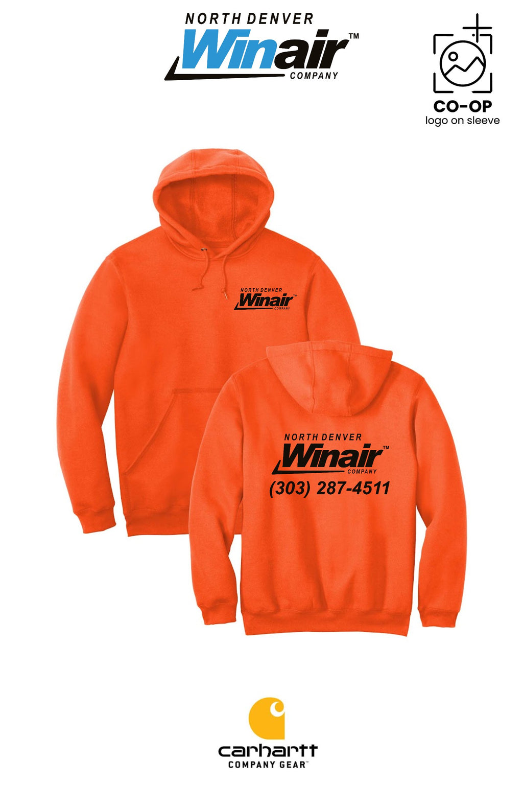 Carhartt® Midweight Hooded Sweatshirt - North Denver Winair