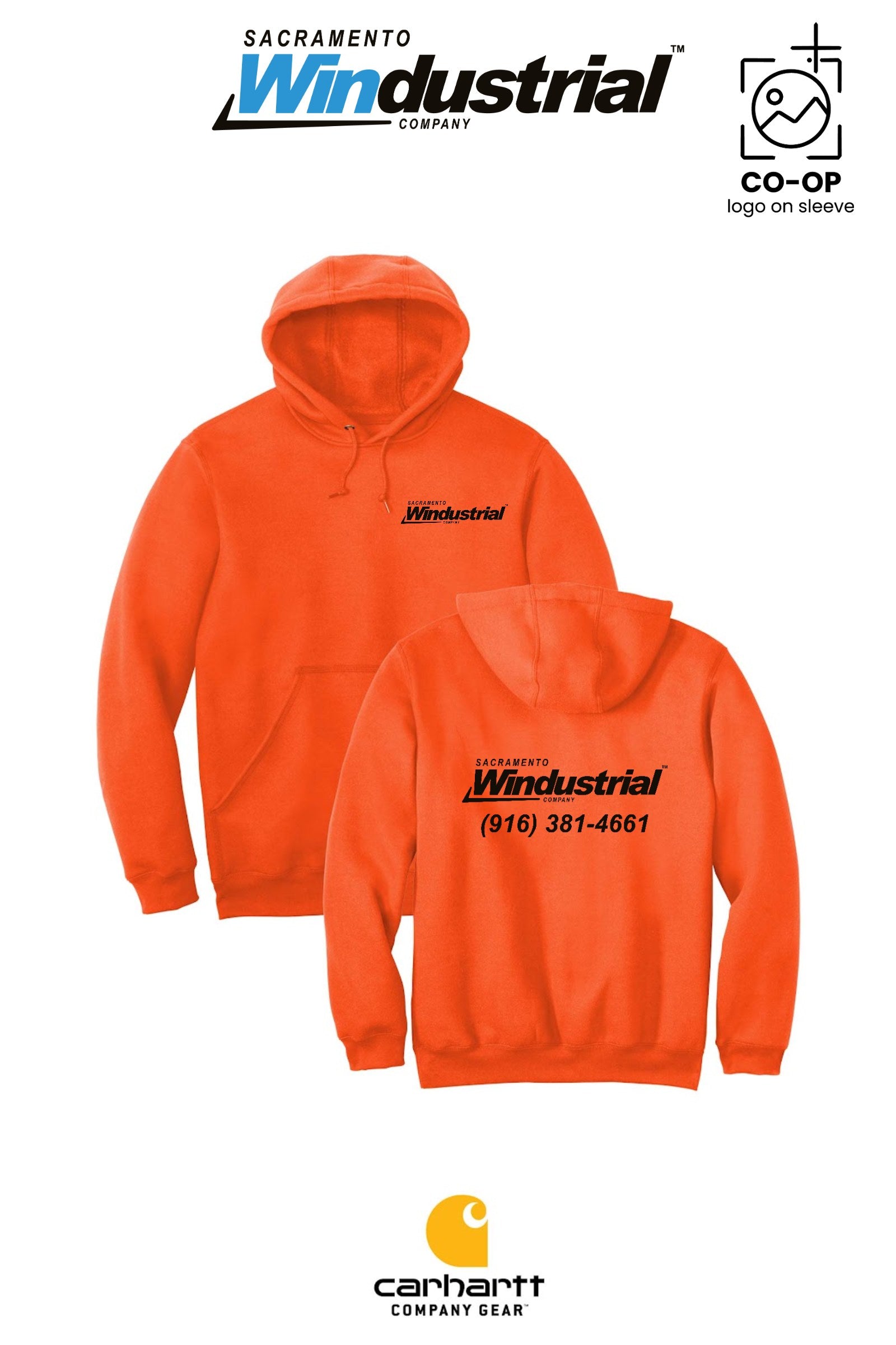 Carhartt® Midweight Hooded Sweatshirt - Sacramento Windustrial