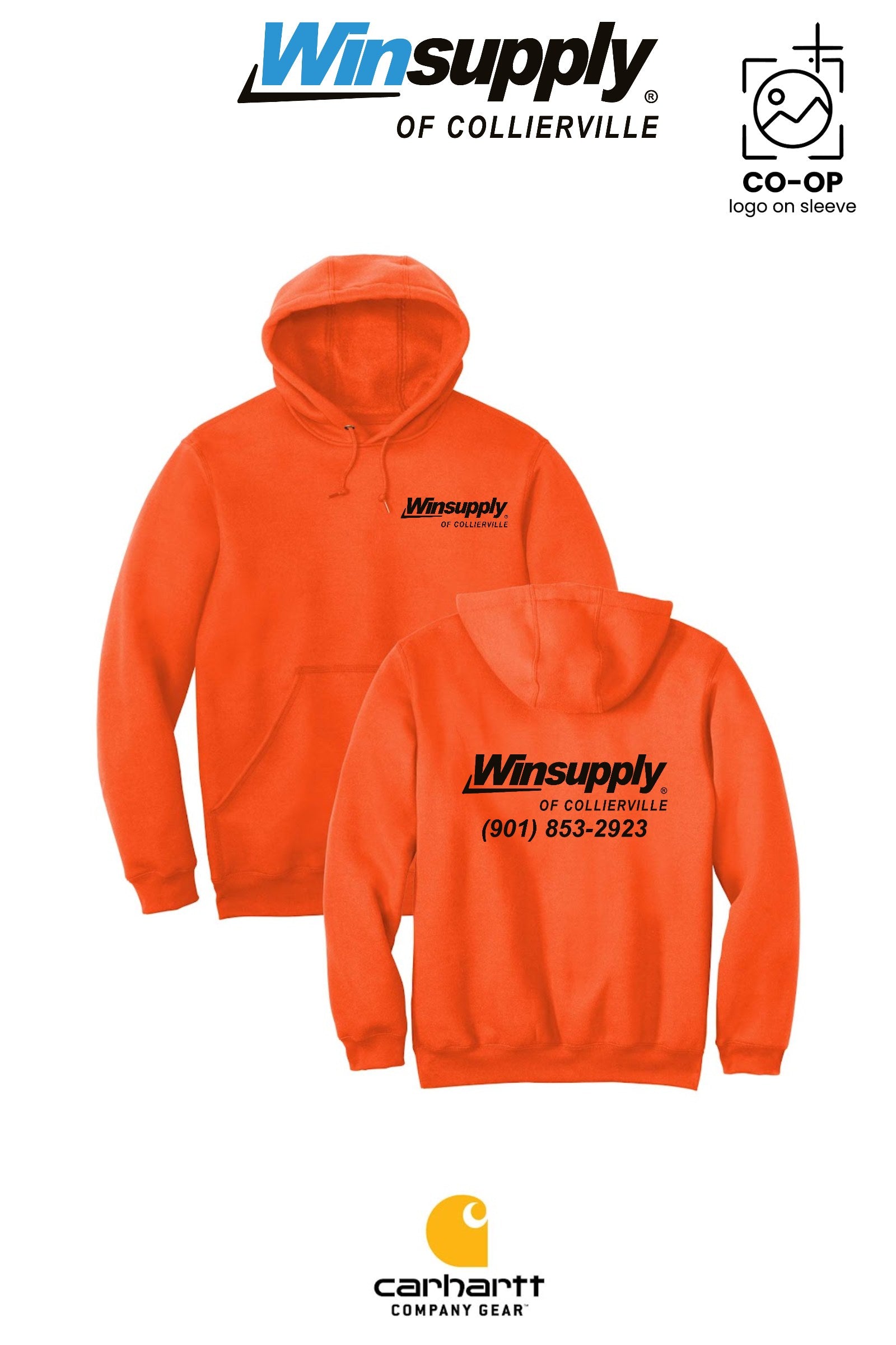 Carhartt® Midweight Hooded Sweatshirt - Winston Salem Noland