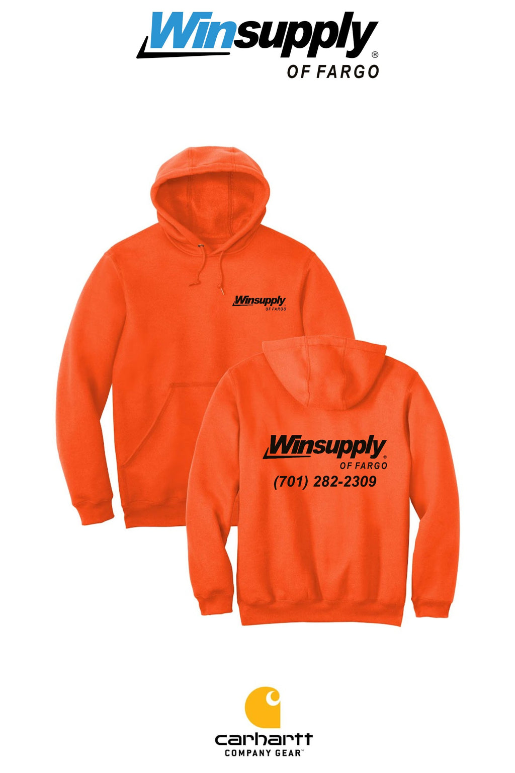 Carhartt® Midweight Hooded Sweatshirt - Winsupply of Fargo