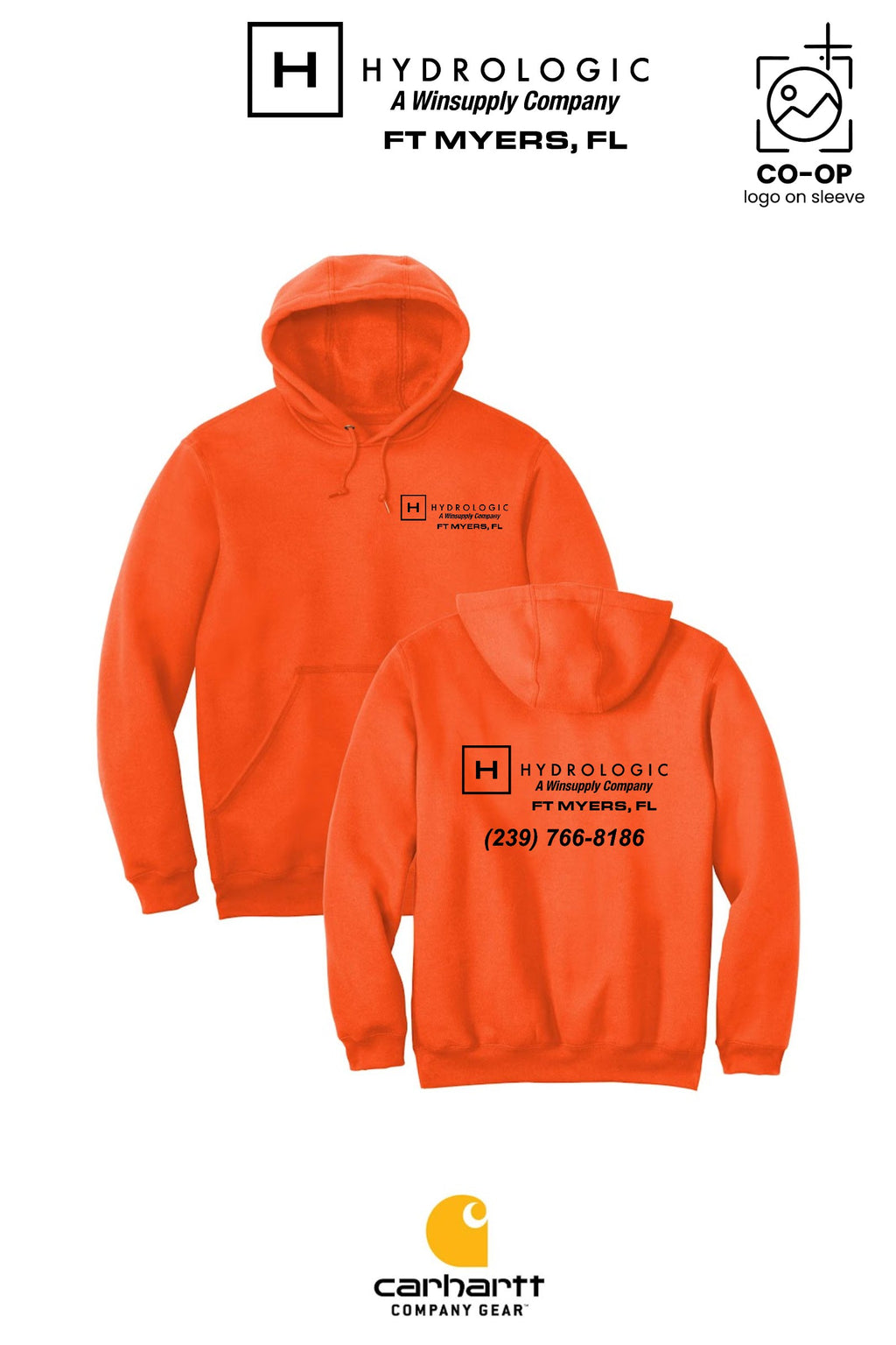 Carhartt® Midweight Hooded Sweatshirt - Winsupply Ft Myers FL Co.