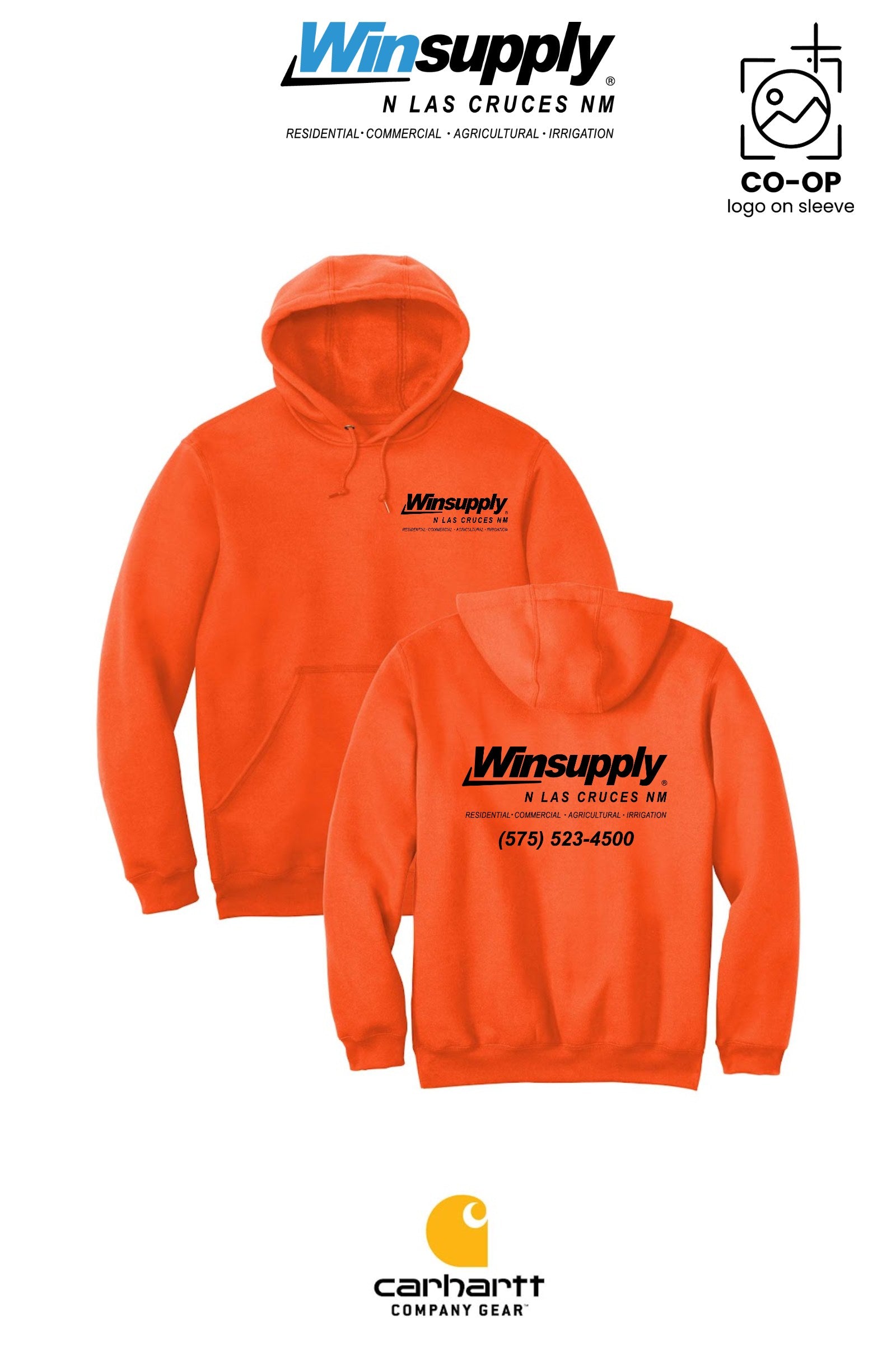 Carhartt® Midweight Hooded Sweatshirt - Winsupply N Las Cruces NM