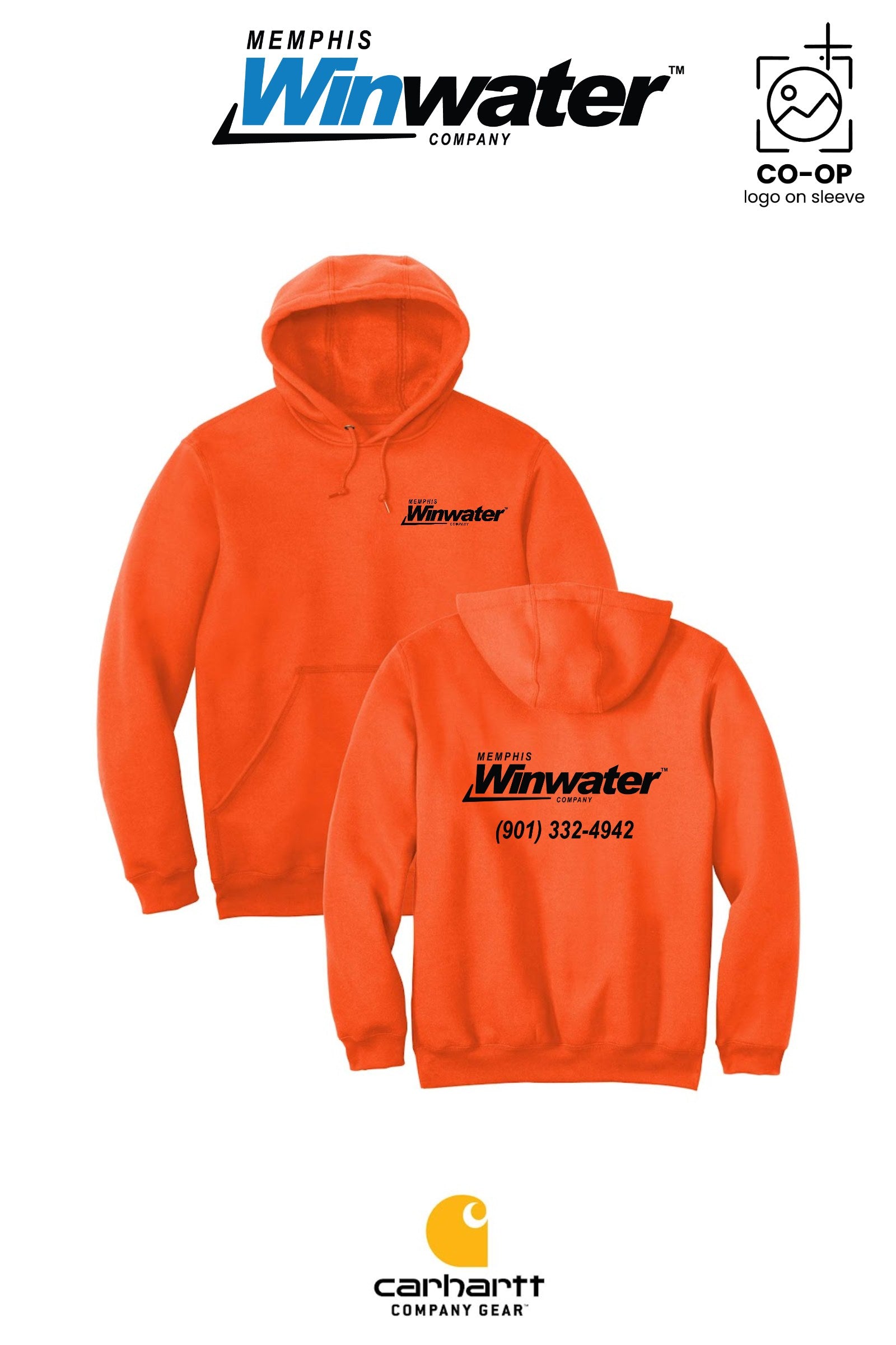 Carhartt® Midweight Hooded Sweatshirt - Memphis Winwater