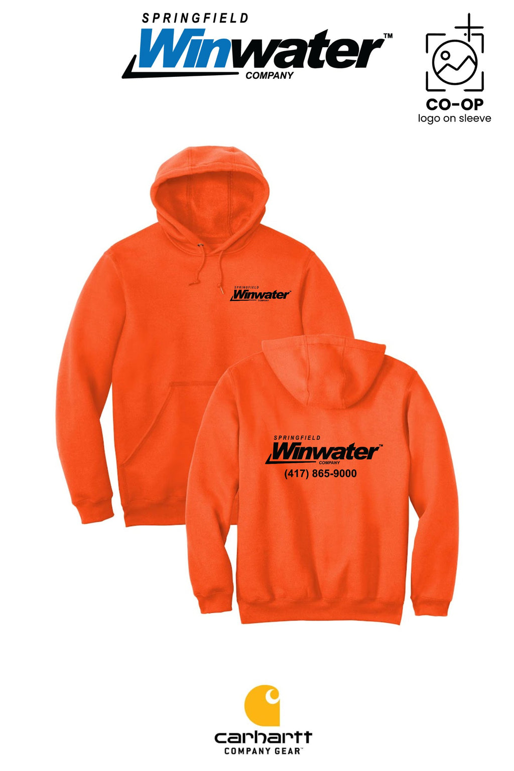 Carhartt® Midweight Hooded Sweatshirt - Springfield Winwater