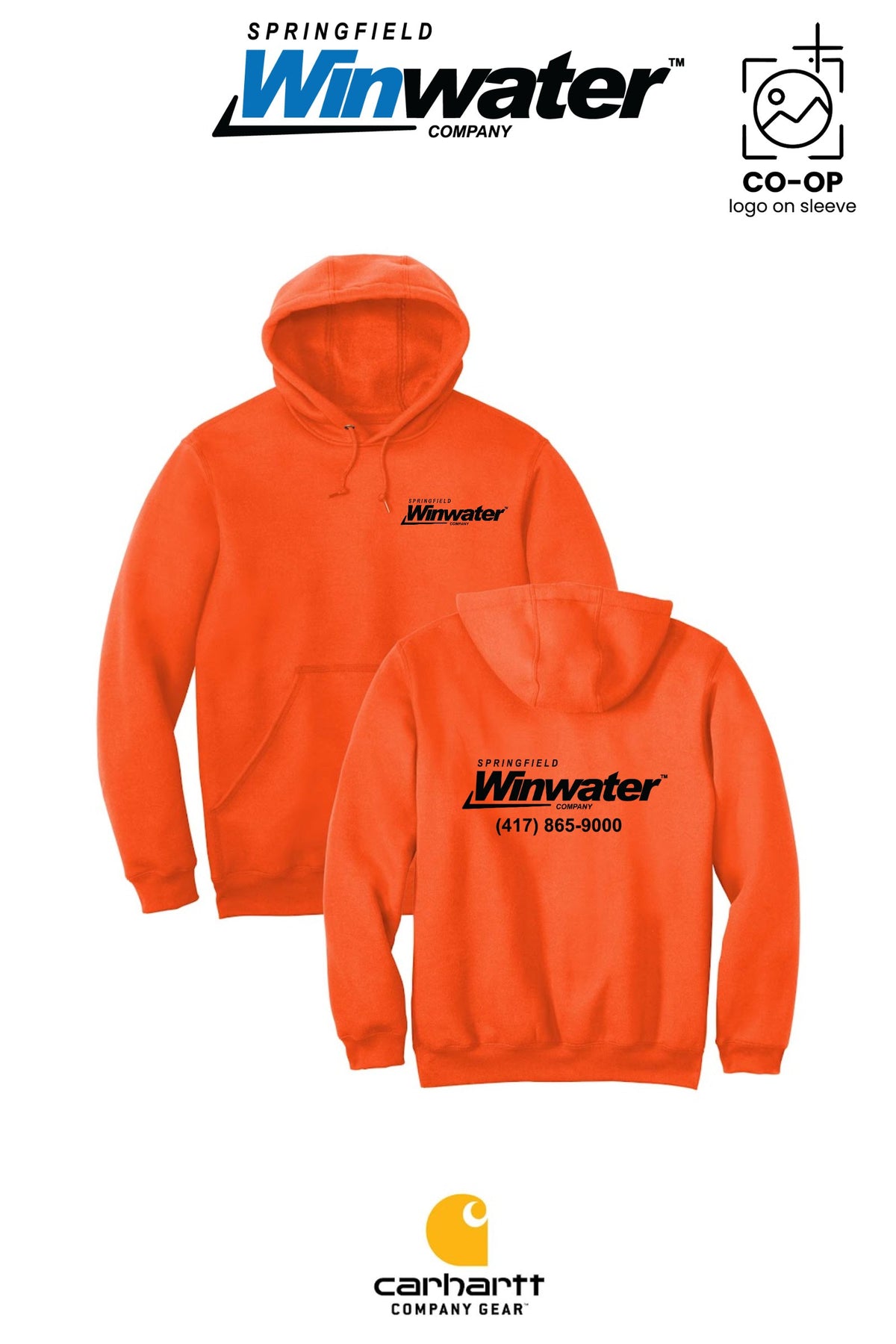 Carhartt® Midweight Hooded Sweatshirt - Springfield Winwater