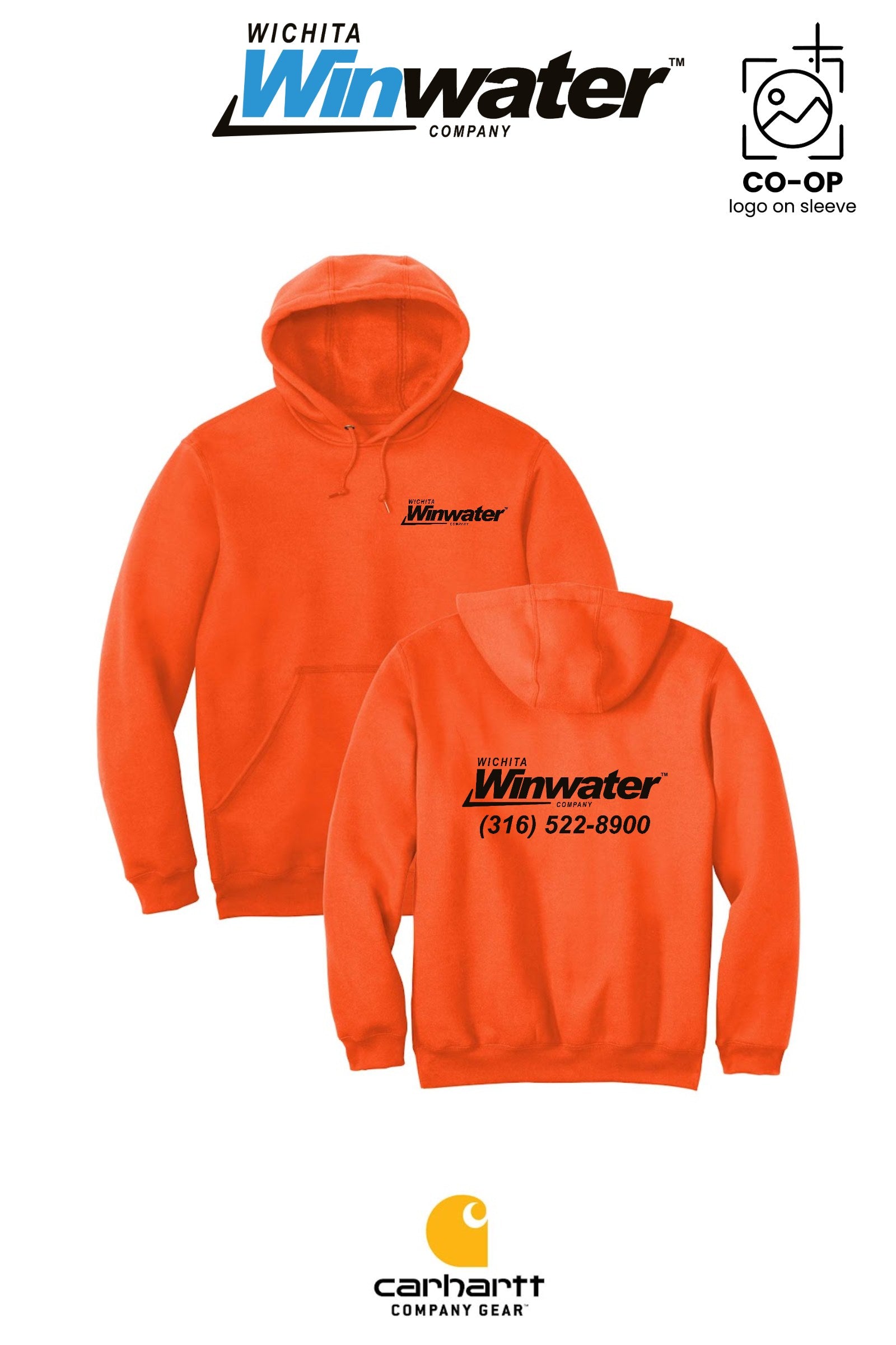 Carhartt® Midweight Hooded Sweatshirt - Wichita Winwater