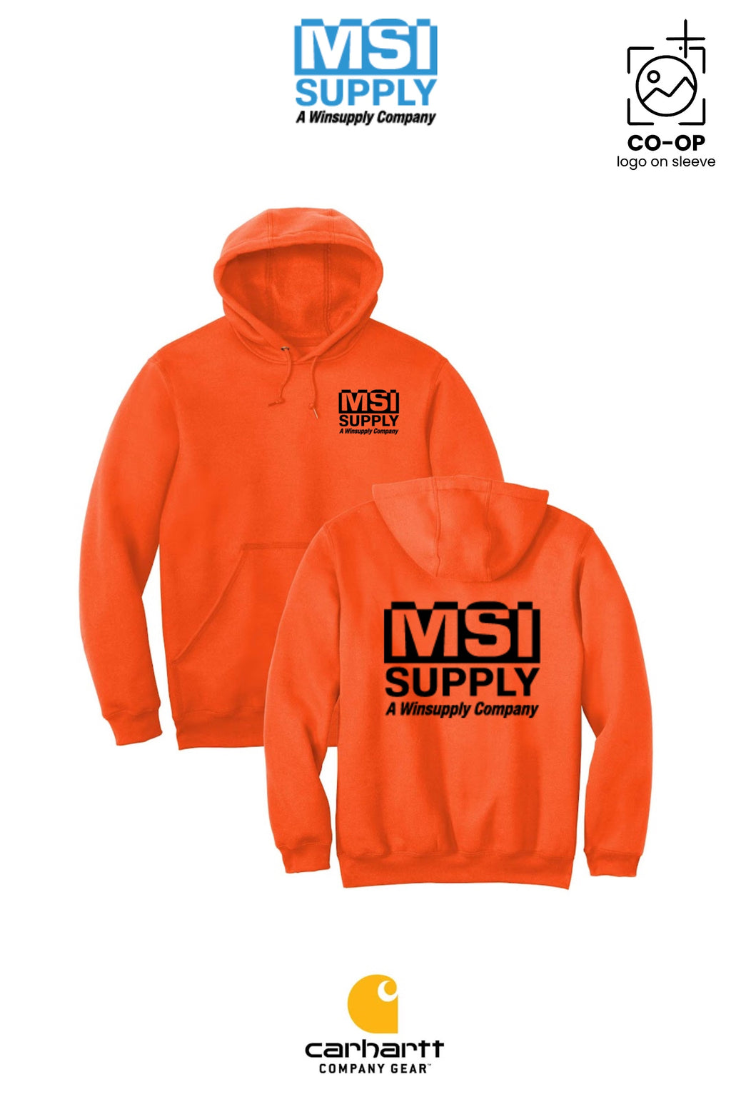 Carhartt® Midweight Hooded Sweatshirt - MSI Supply Houston