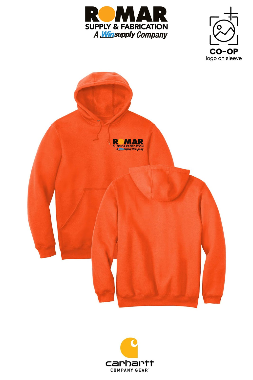 Carhartt® Midweight Hooded Sweatshirt - Romar Supply San Antonio