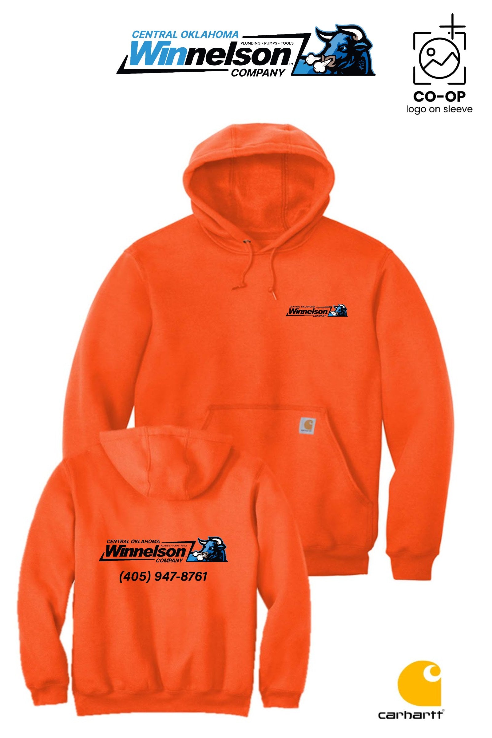 Carhartt® Midweight Hooded Sweatshirt - Winnelson Central Oklahoma