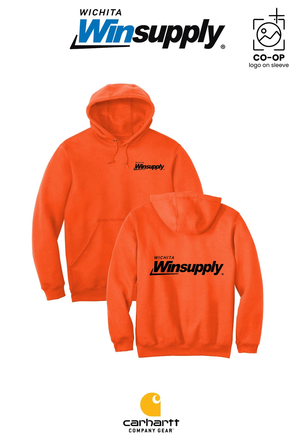 Carhartt® Midweight Hooded Sweatshirt - Wichita Winsupply