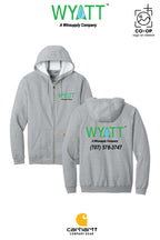 Carhartt® Midweight Hooded Zip-Front Sweatshirt - Wyatt Irrigation of Santa Rosa