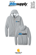 Carhartt® Midweight Hooded Zip-Front Sweatshirt - Wichita Winsupply