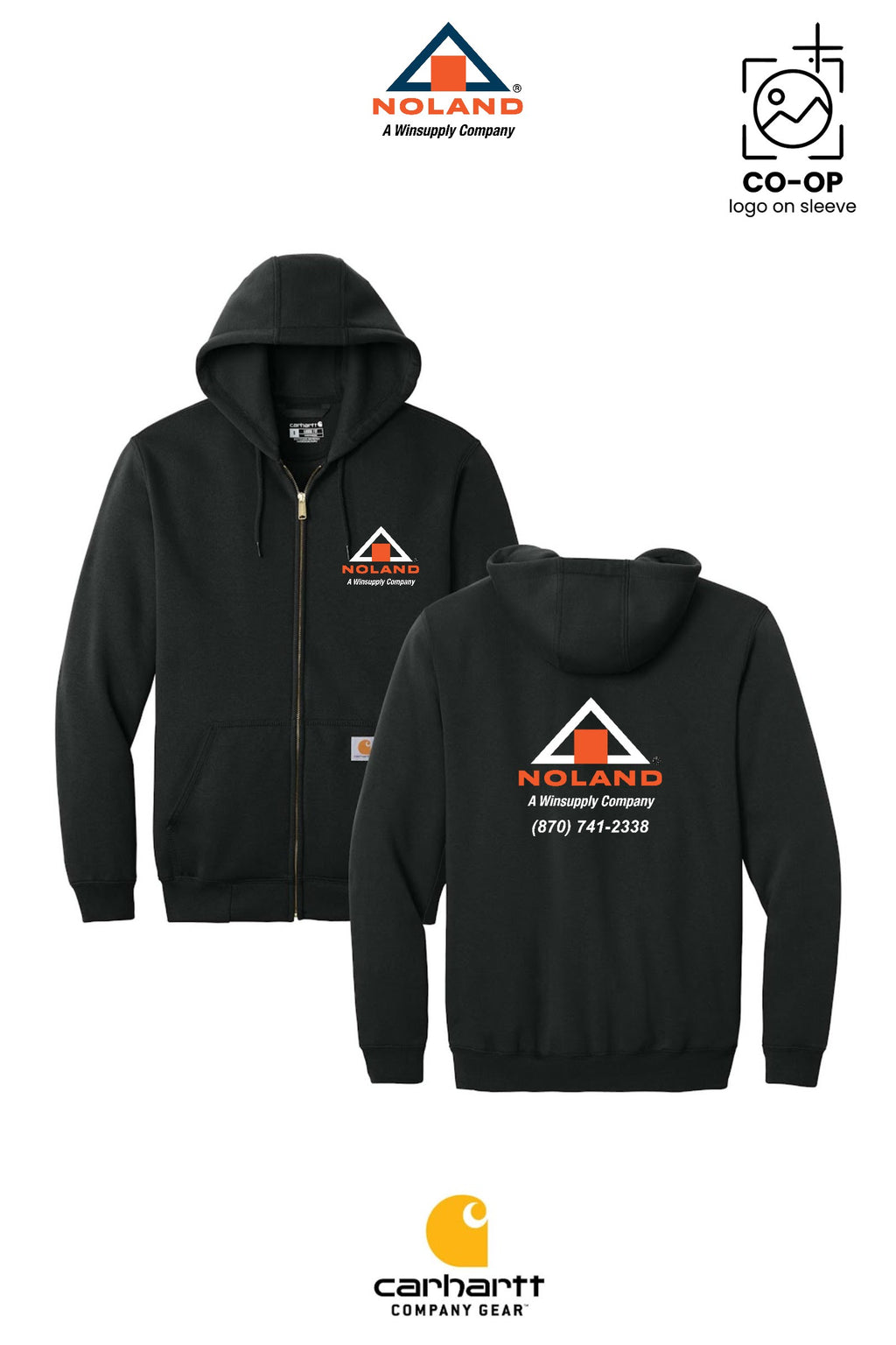 Carhartt® Midweight Hooded Zip-Front Sweatshirt - Harrison Noland