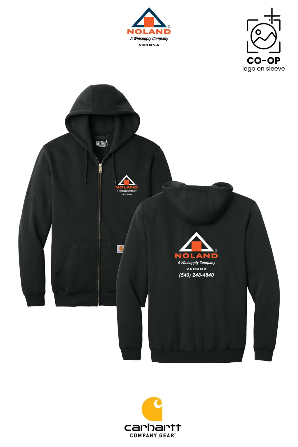 Carhartt® Midweight Hooded Zip-Front Sweatshirt - Verona Noland