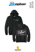 Carhartt® Midweight Hooded Zip-Front Sweatshirt - Denver Winnelson