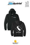 Carhartt® Midweight Hooded Zip-Front Sweatshirt - Santa Clara Windustrial