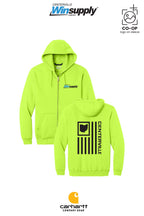 Carhartt® Midweight Hooded Zip-Front Sweatshirt - Winsupply Centerville OH